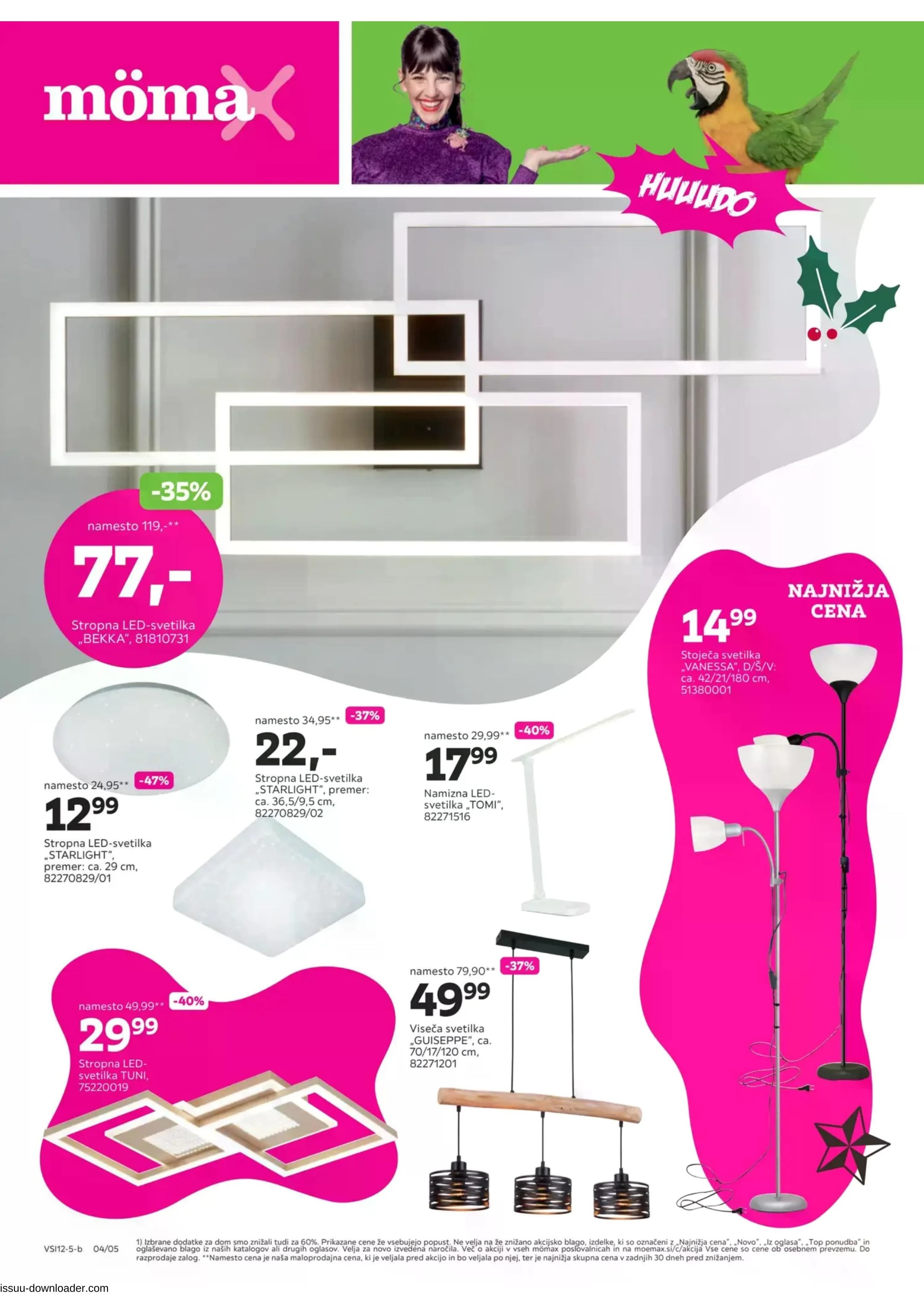 Page from catalog: Do -60% na izbrane dodatke za dom