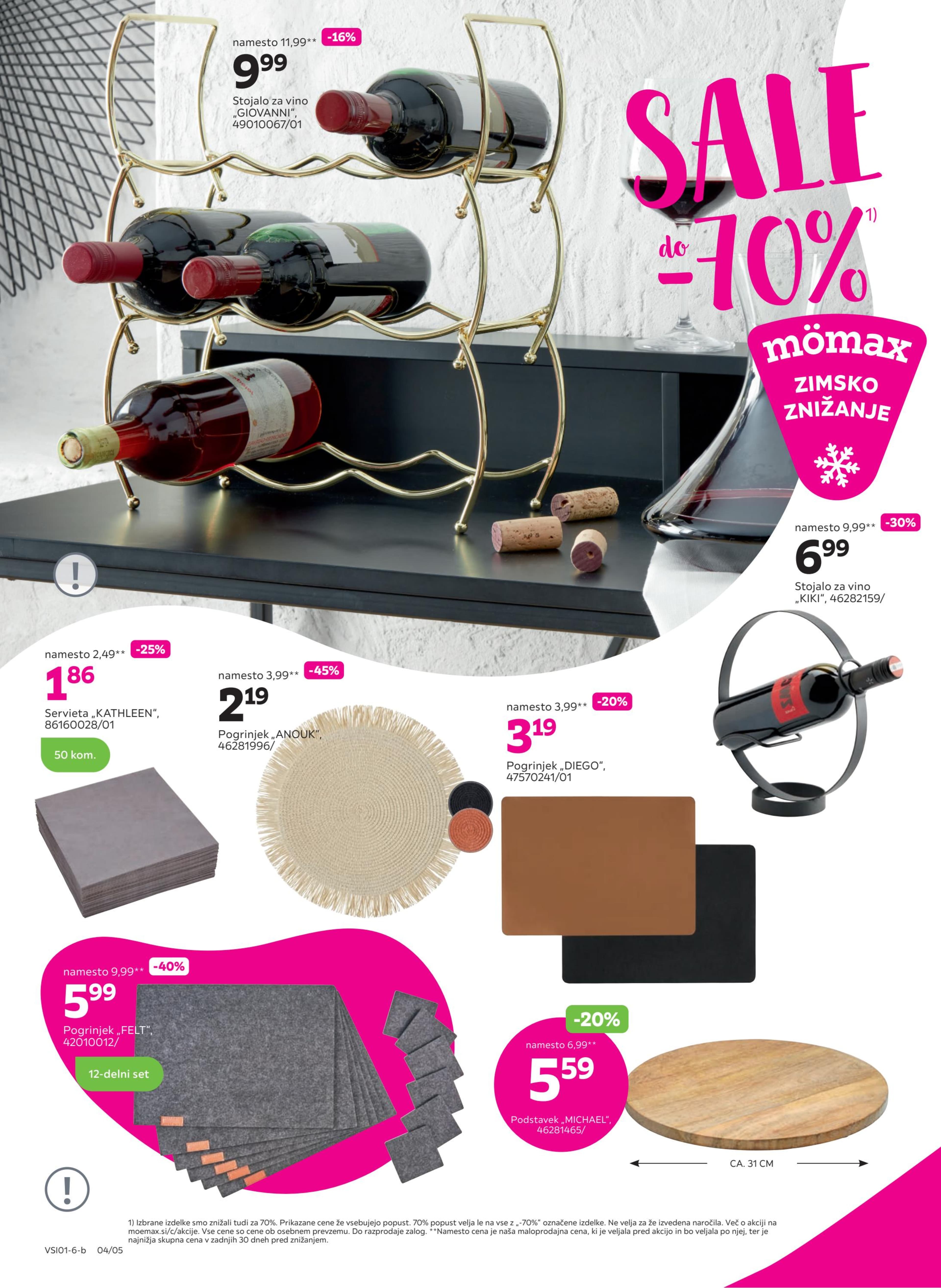 Page from catalog: Do -70% na izbrane dodatke za dom