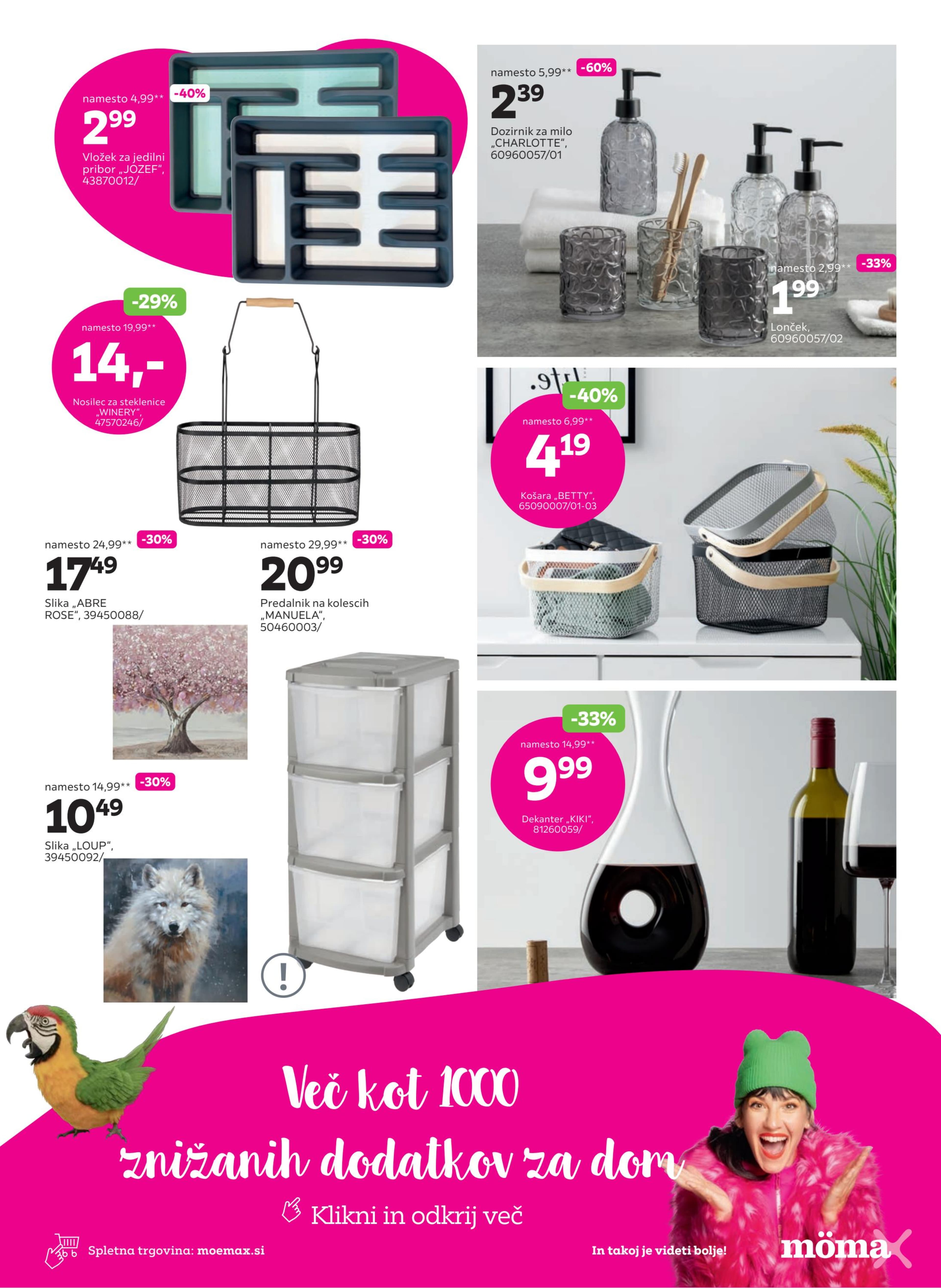 Page from catalog: Do -70% na izbrane dodatke za dom