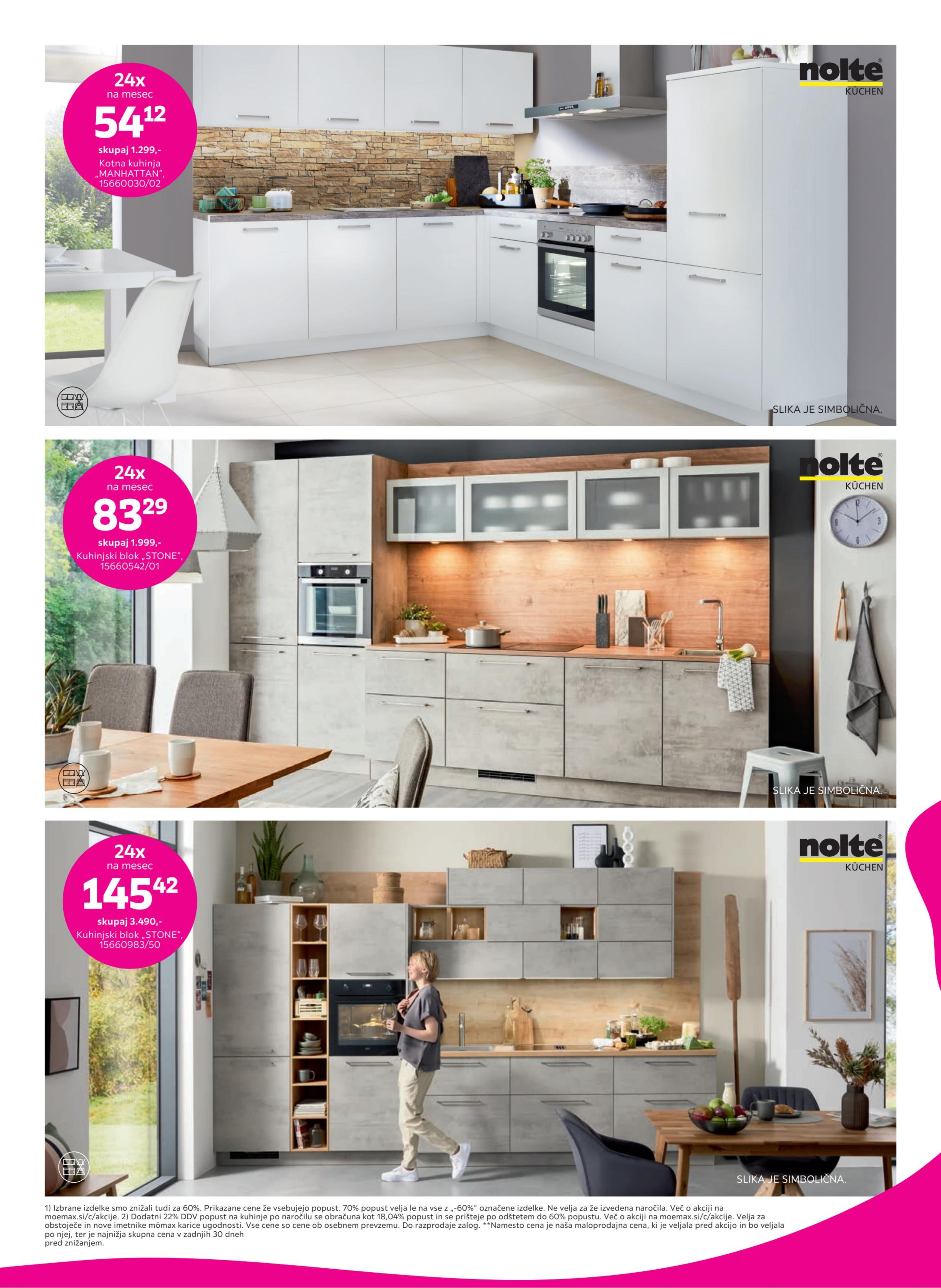 Page from catalog: Do -60% + -22% DDV na izbrane kuhinje