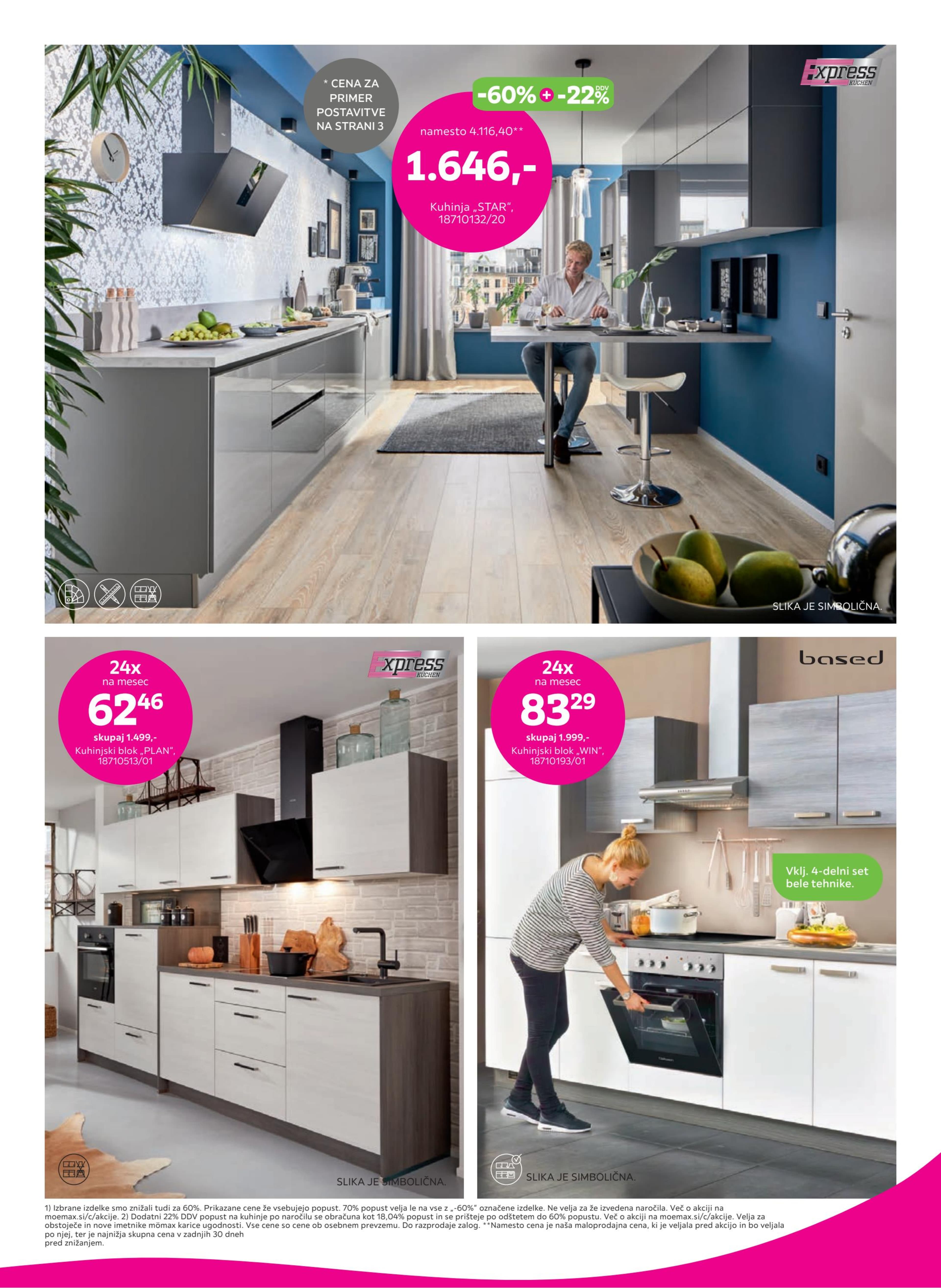Page from catalog: Do -60% + -22% DDV na izbrane kuhinje