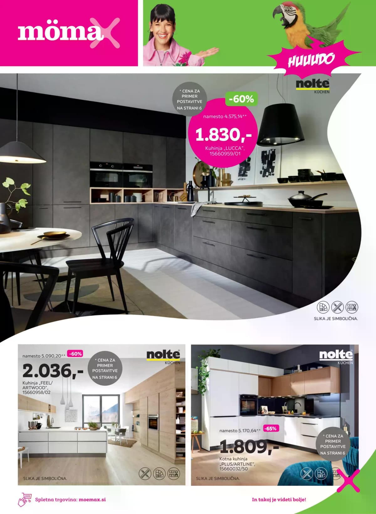Stran 4. Mömax kataloga -  Do -65% Na Izbrane Kuhinje