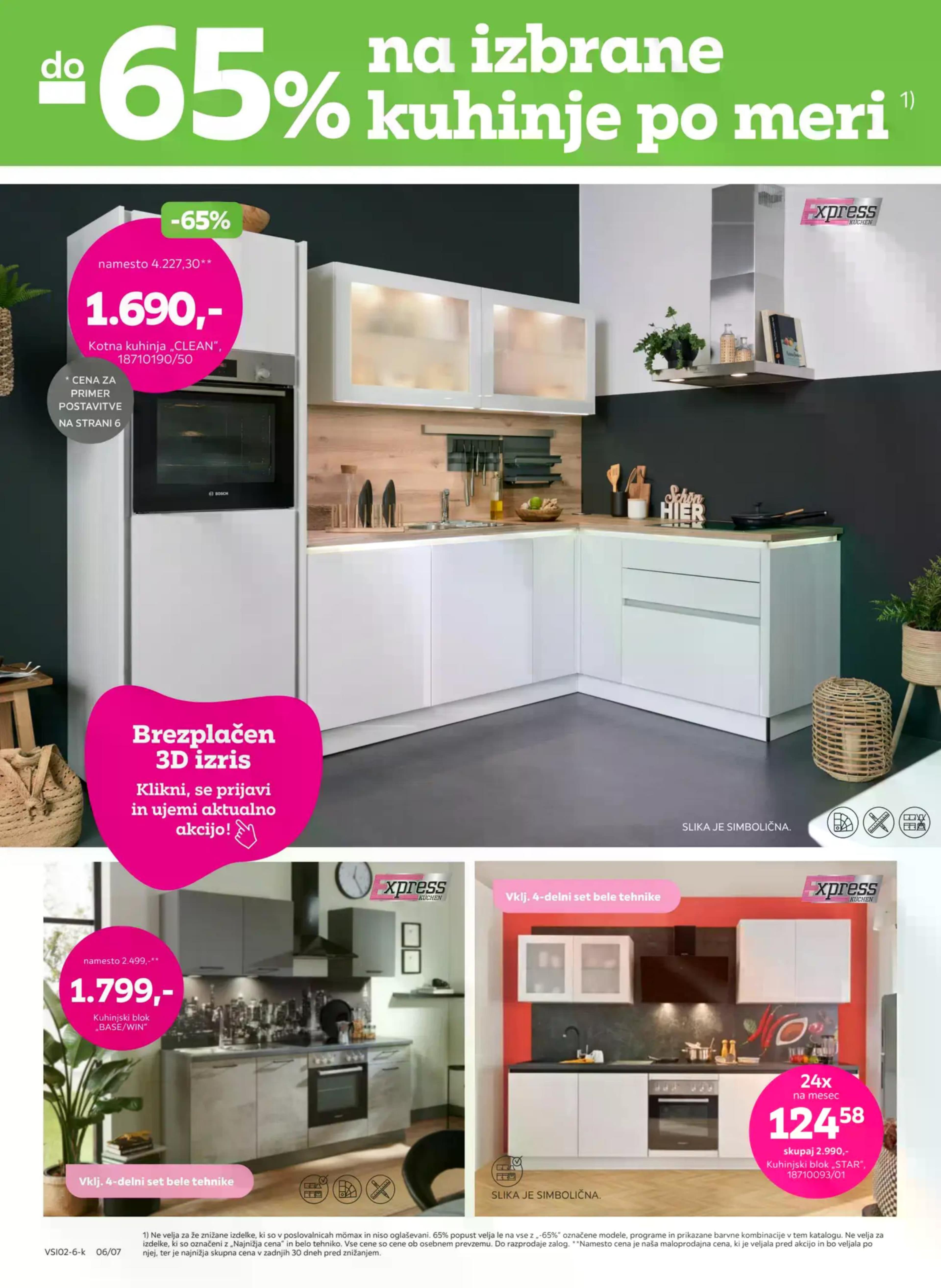 Stran 7. Mömax kataloga -  Do -65% Na Izbrane Kuhinje