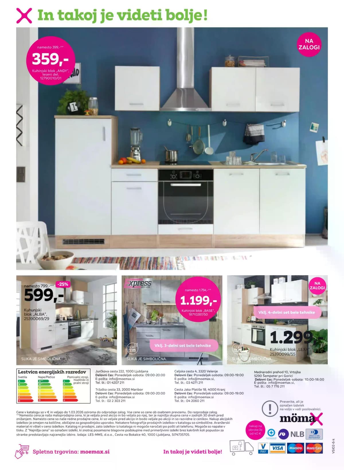 Stran 8. Mömax kataloga -  Do -65% Na Izbrane Kuhinje