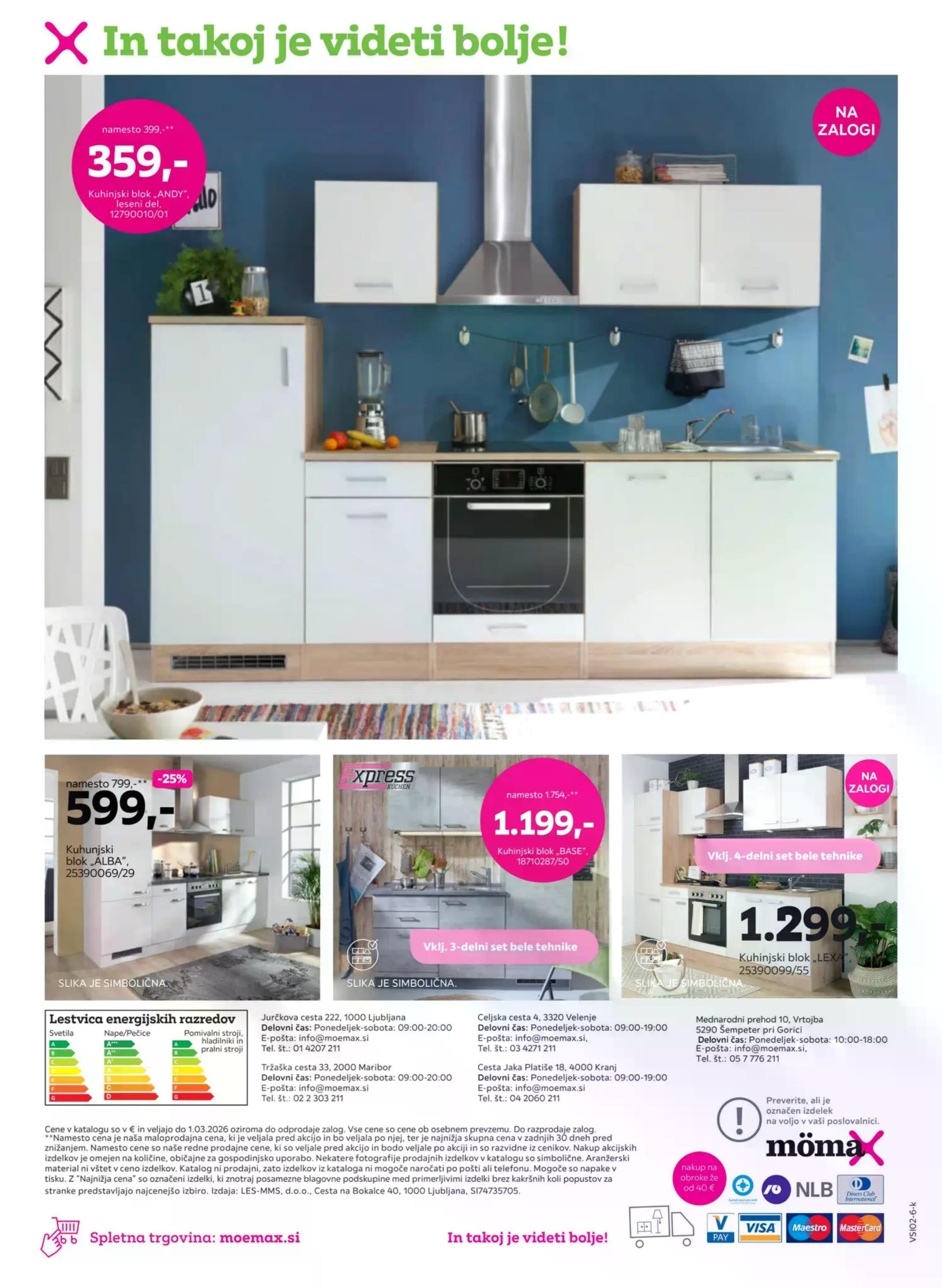 Stran 8. Mömax kataloga -  Do -65% Na Izbrane Kuhinje