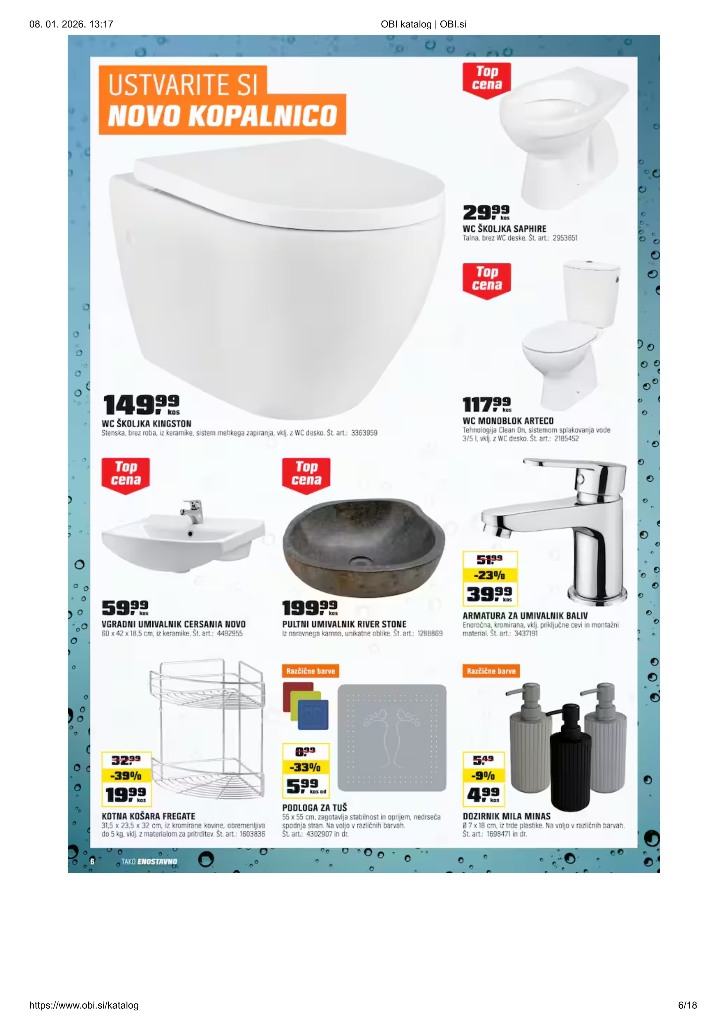 Stran 6. Obi kataloga - Akcijska ponudba