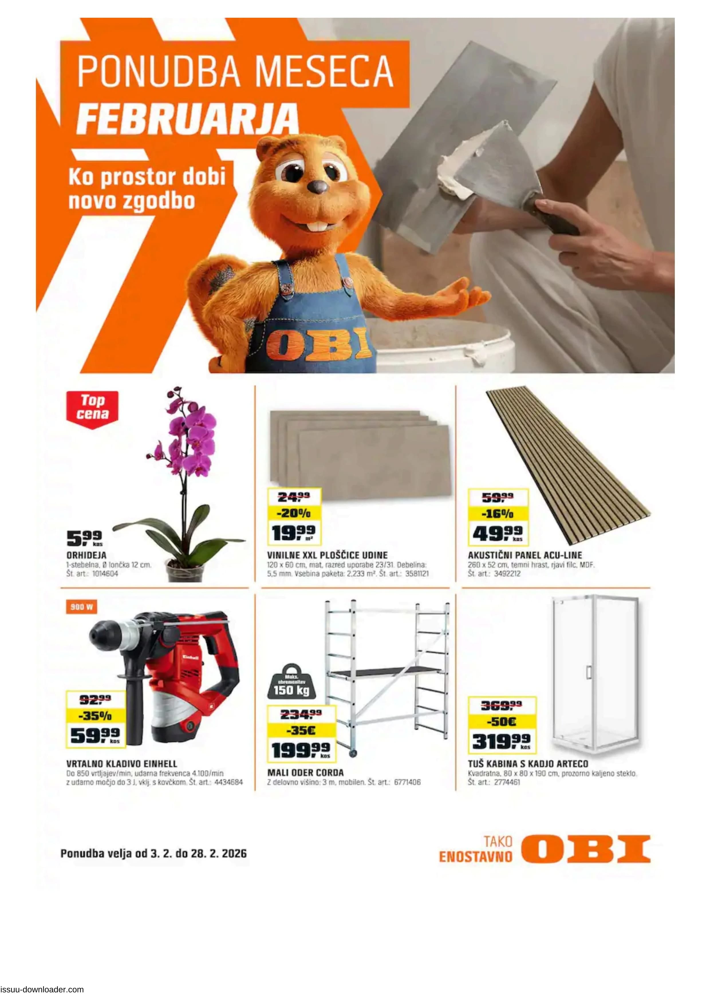 Stran 1. Obi kataloga - Februar 2026
