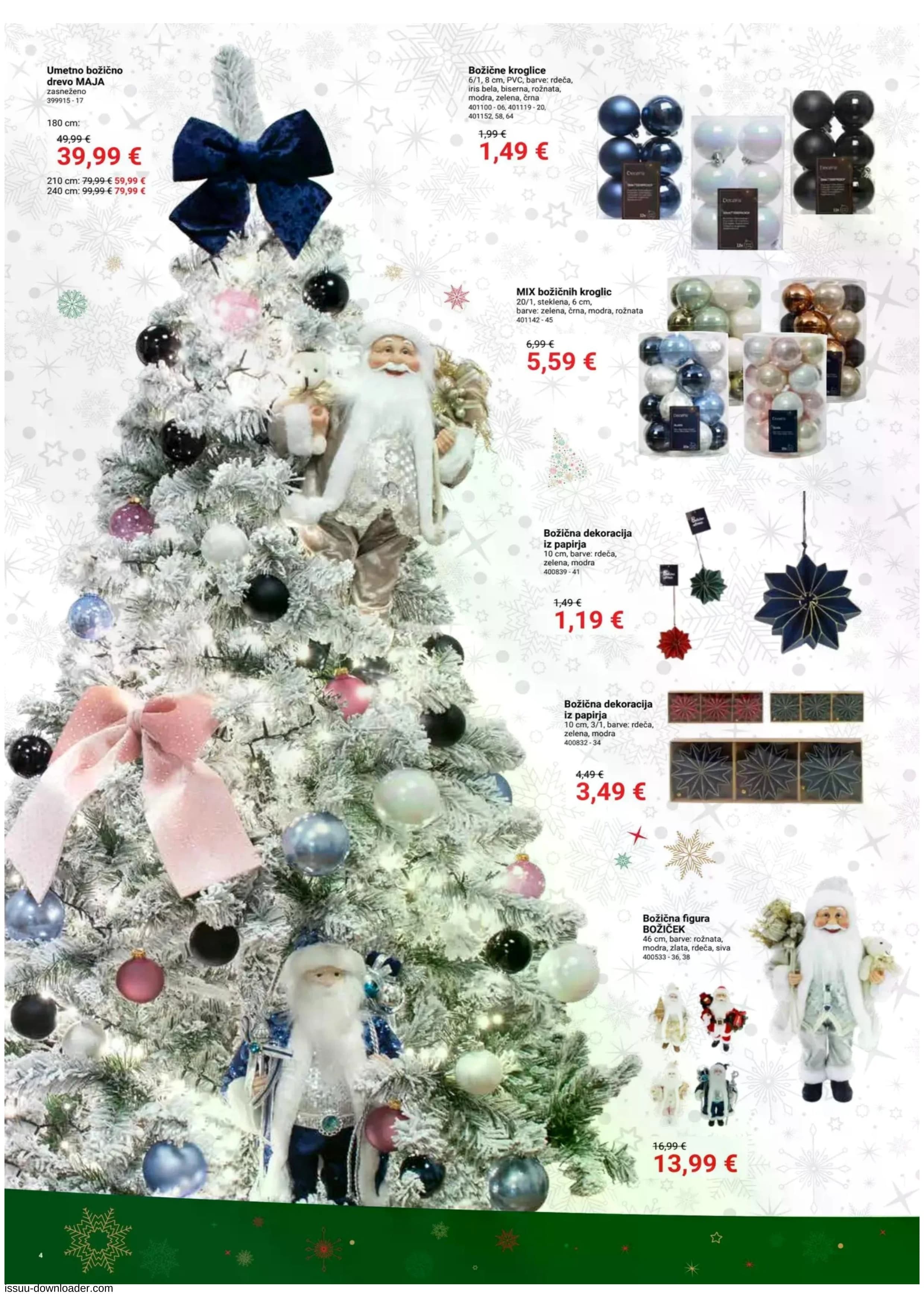 Page from catalog: Božič