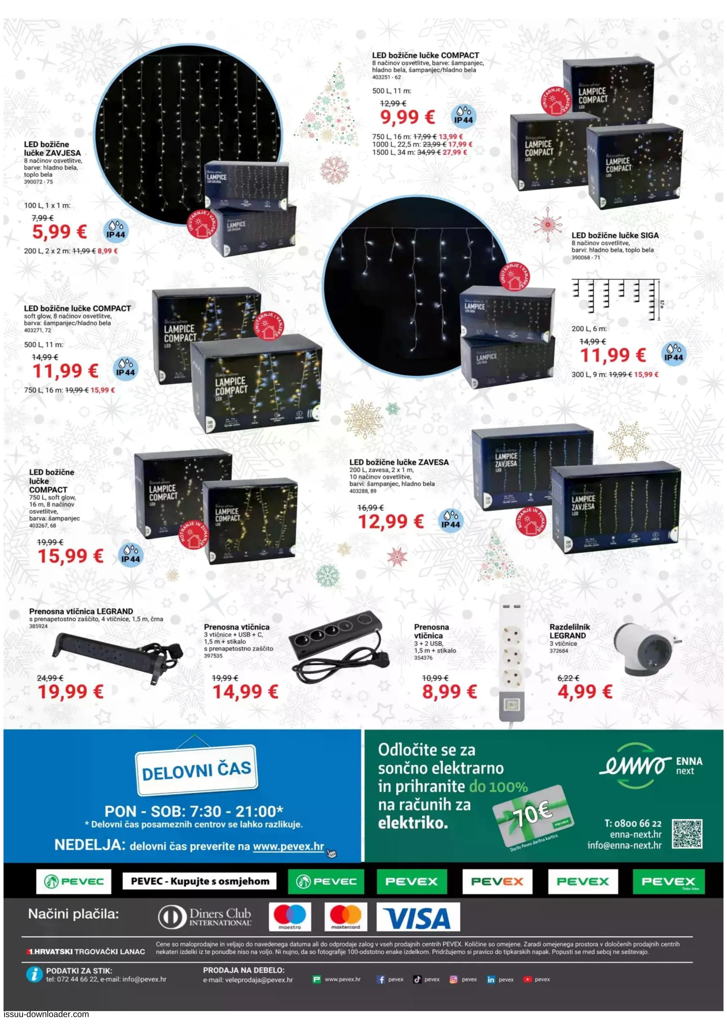 Stran 8. Pevex kataloga - Akcije od 13.11. do 31.12.2025.