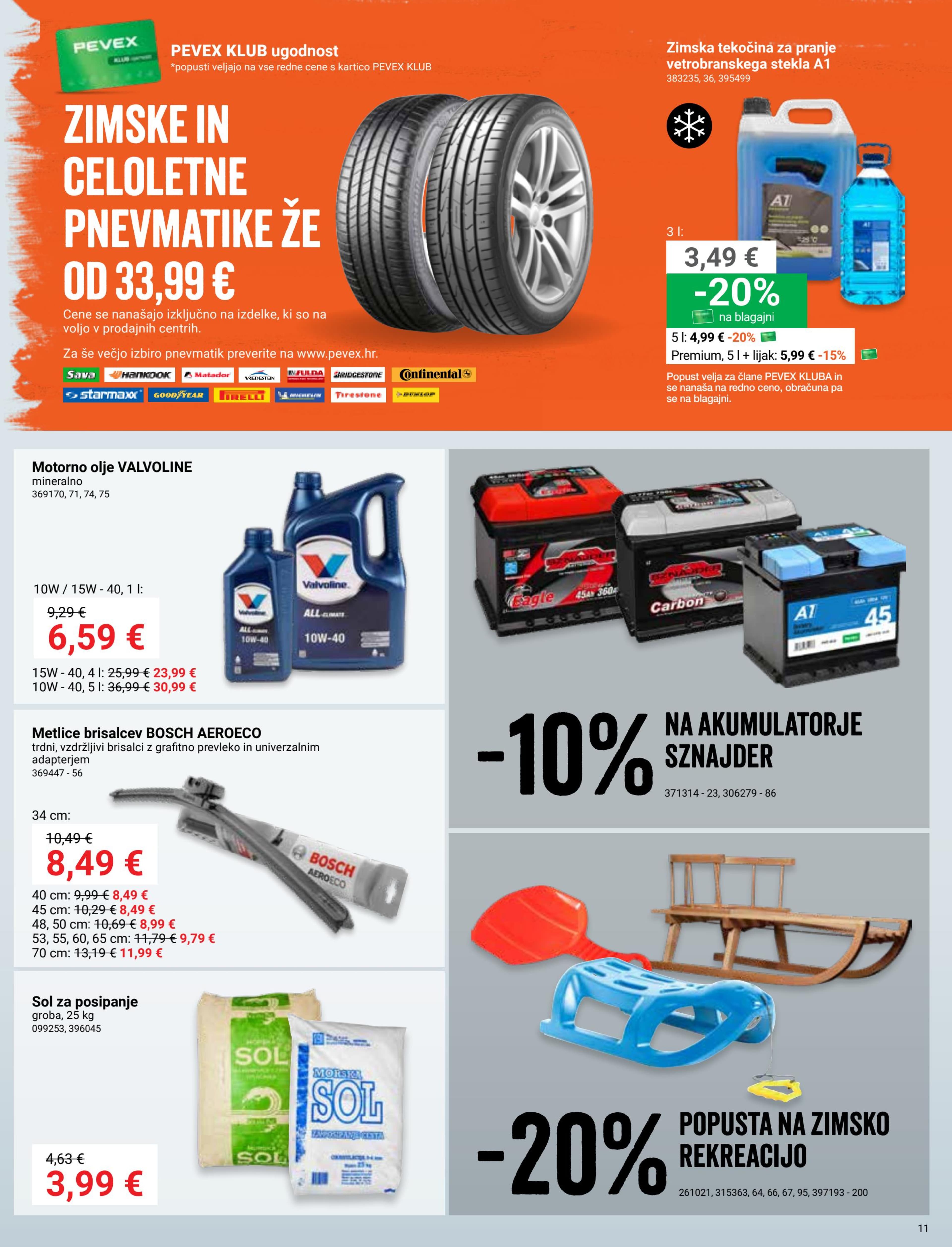 Stran 11. Pevex kataloga - Januar 2026