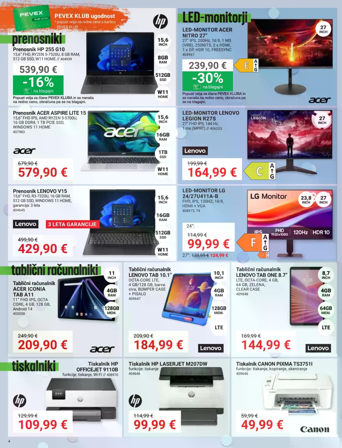 Stran 4. Pevex kataloga - Februar 2026