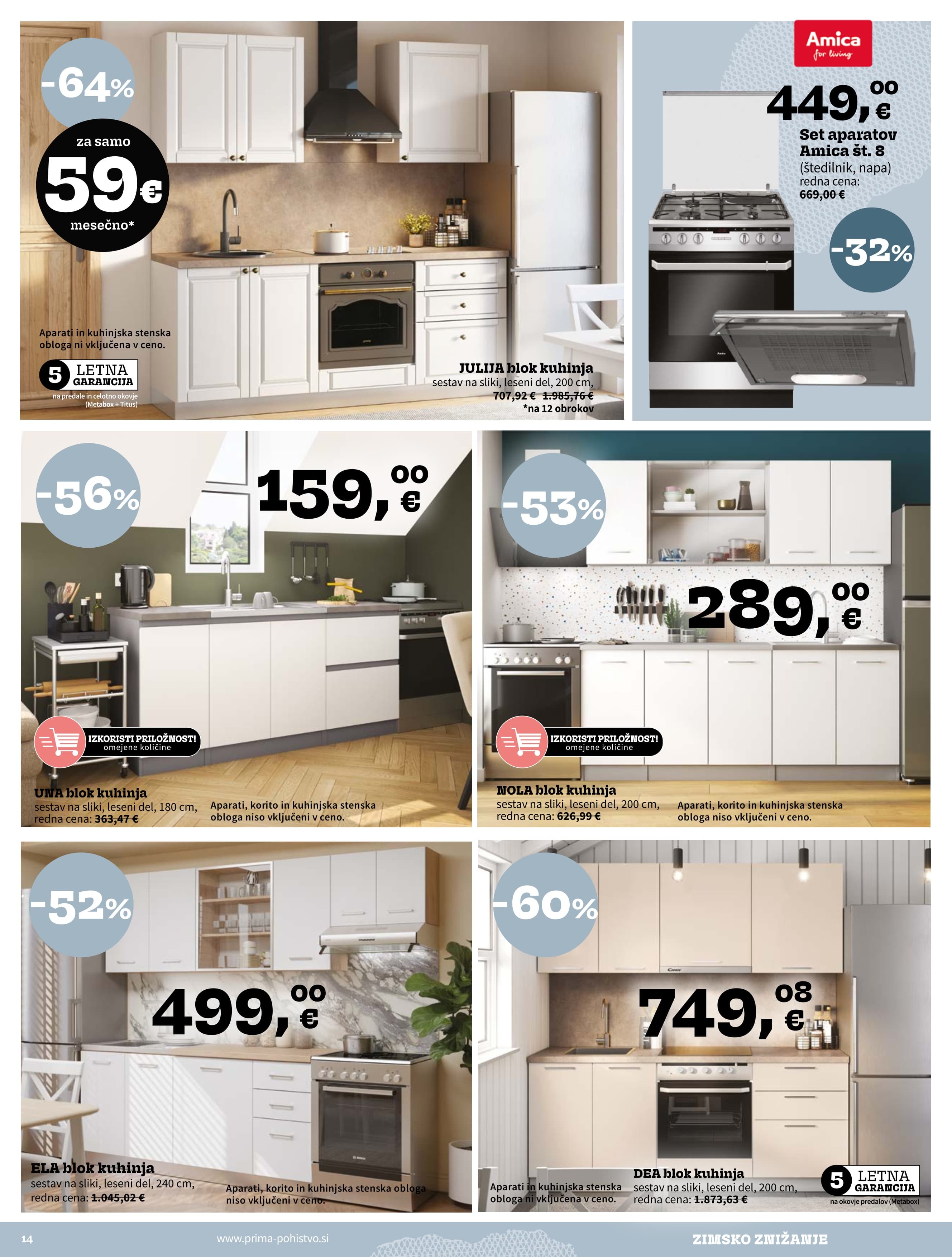 Page from catalog: Zimsko znižanje