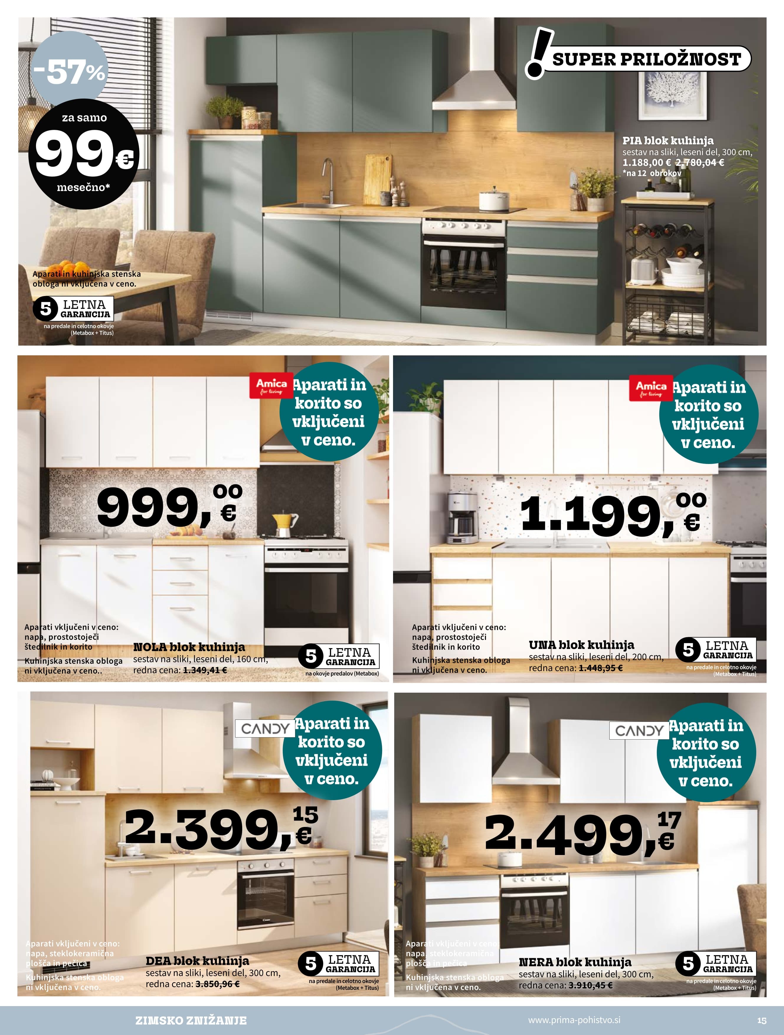 Page from catalog: Zimsko znižanje