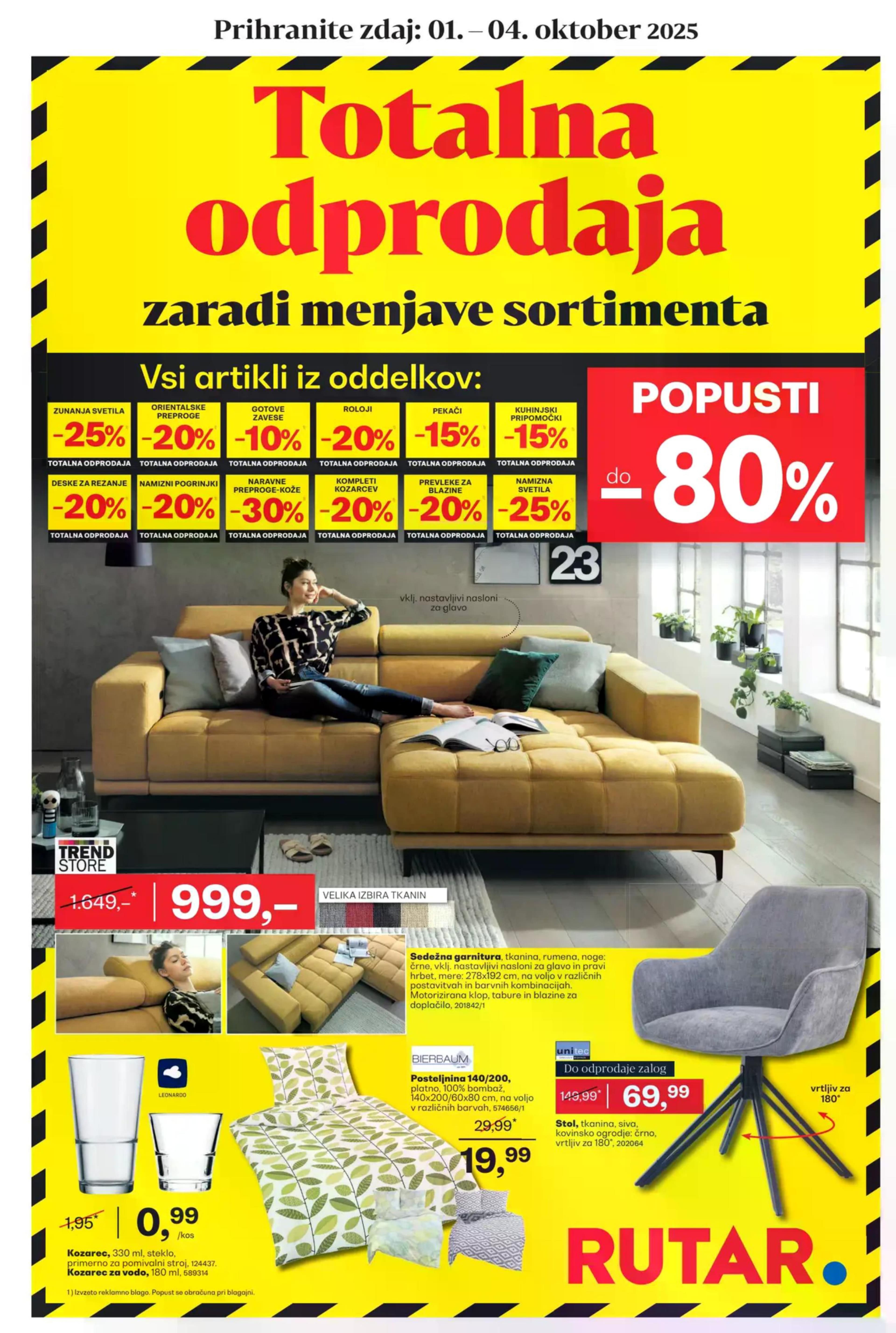 Page from catalog: Totalna odprodaja