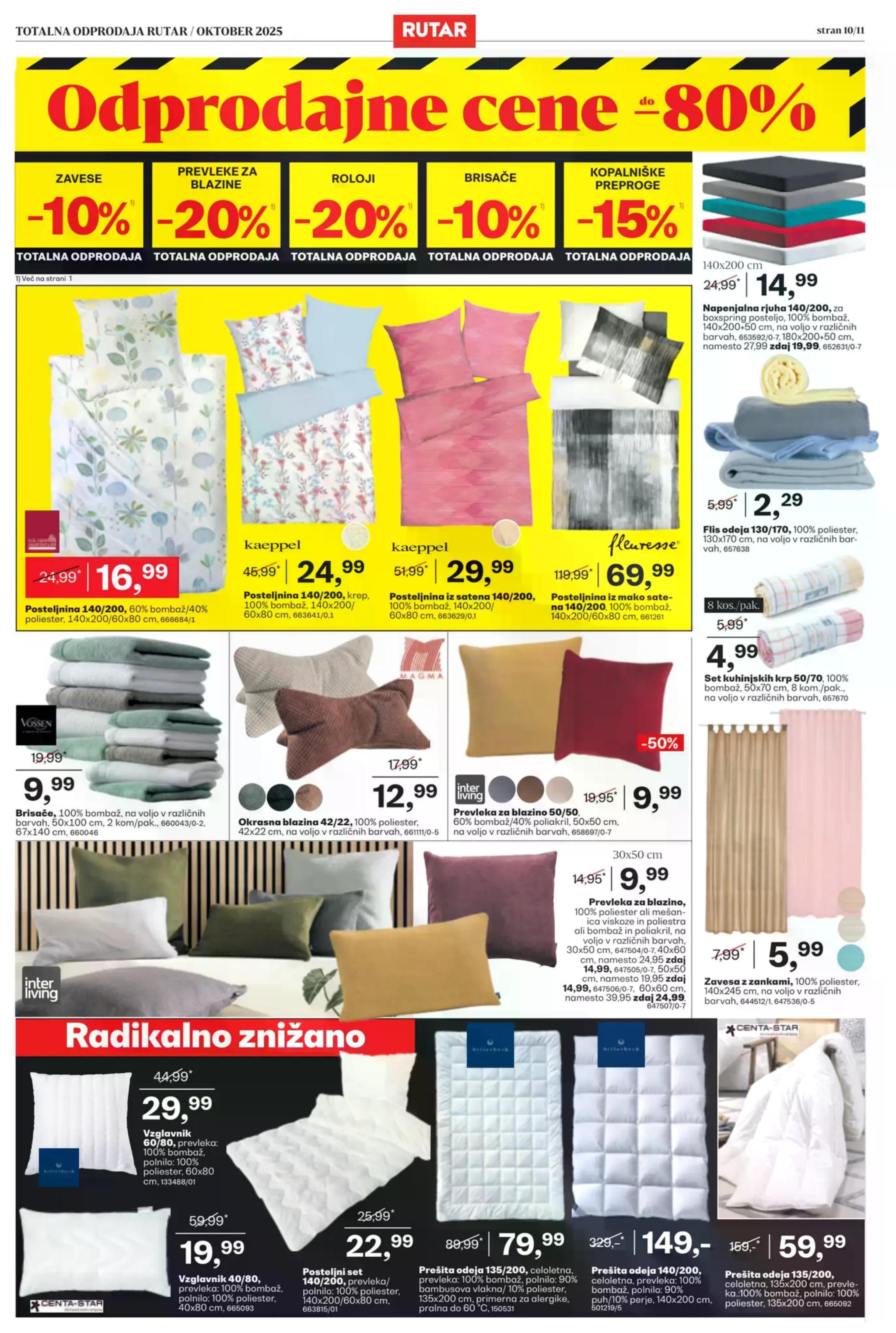 Page from catalog: Totalna odprodaja