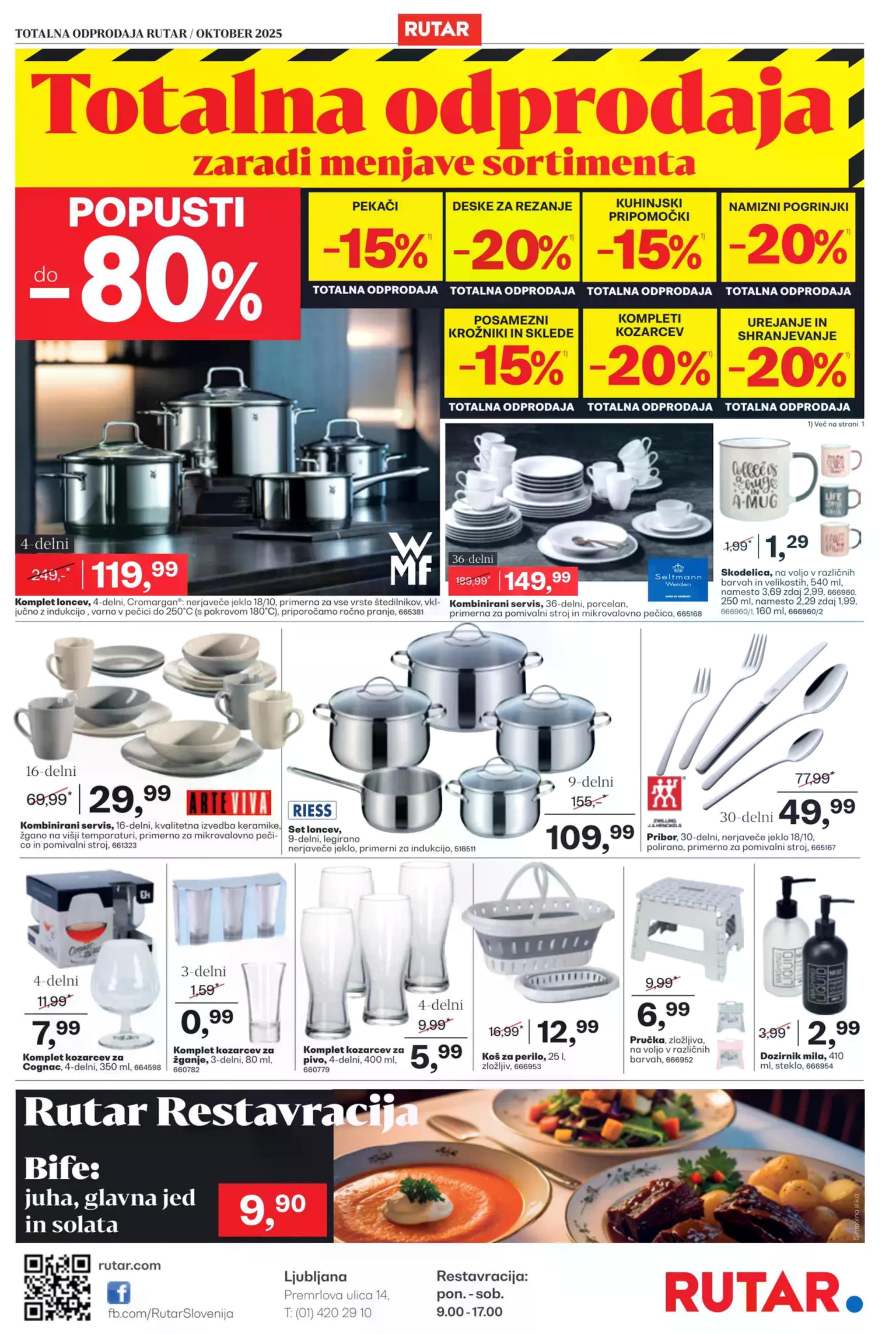 Page from catalog: Totalna odprodaja