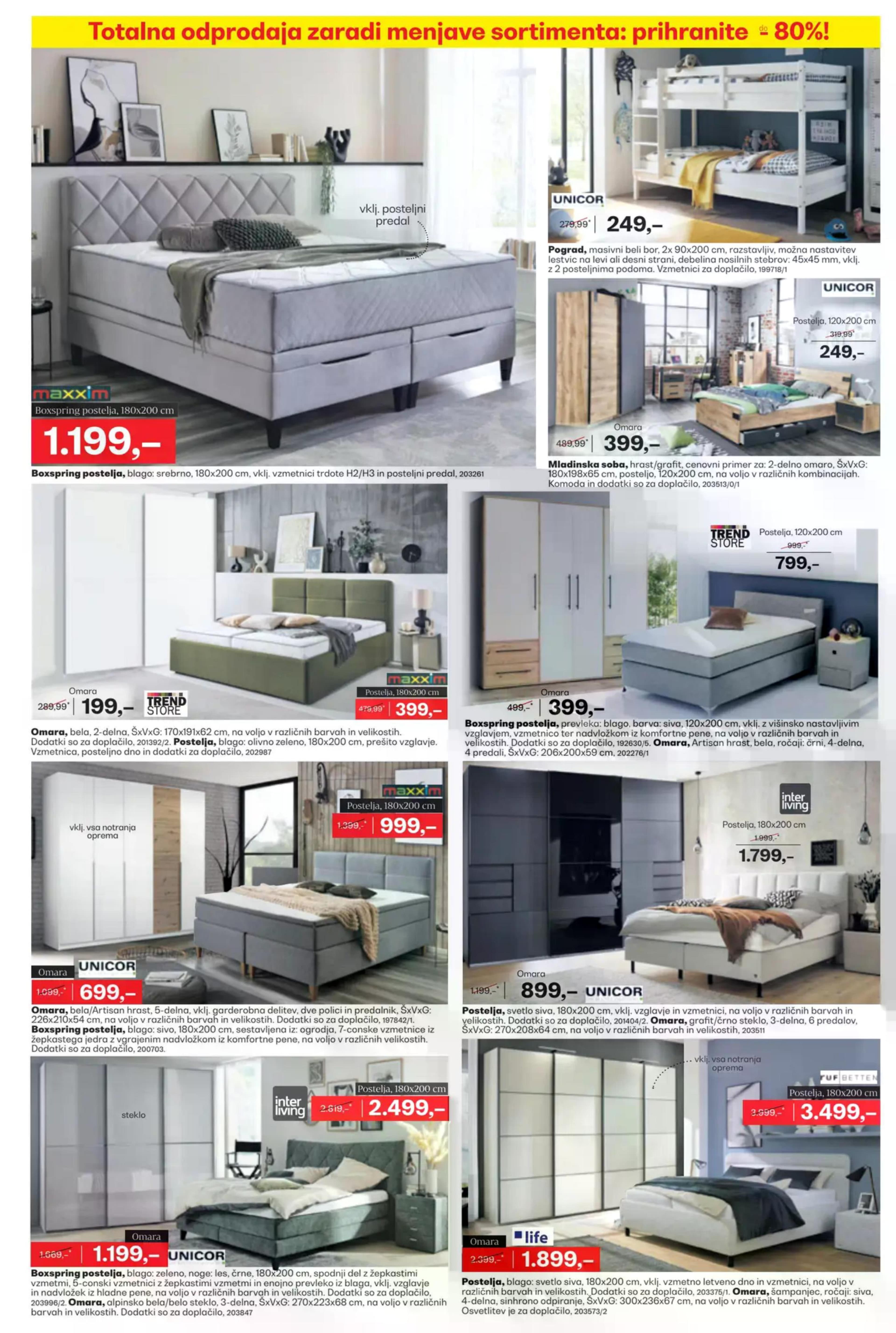 Page from catalog: Totalna odprodaja