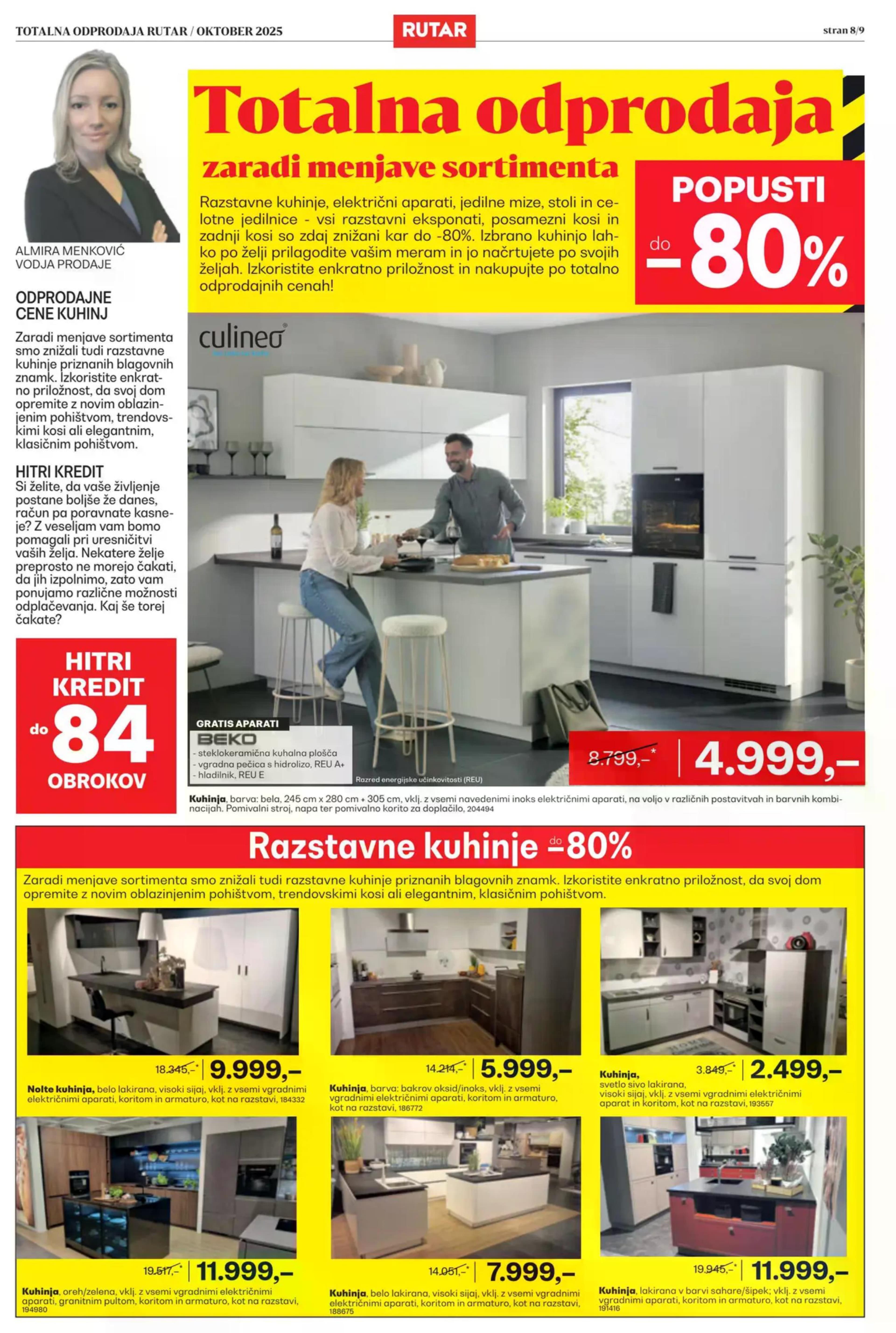 Page from catalog: Totalna odprodaja