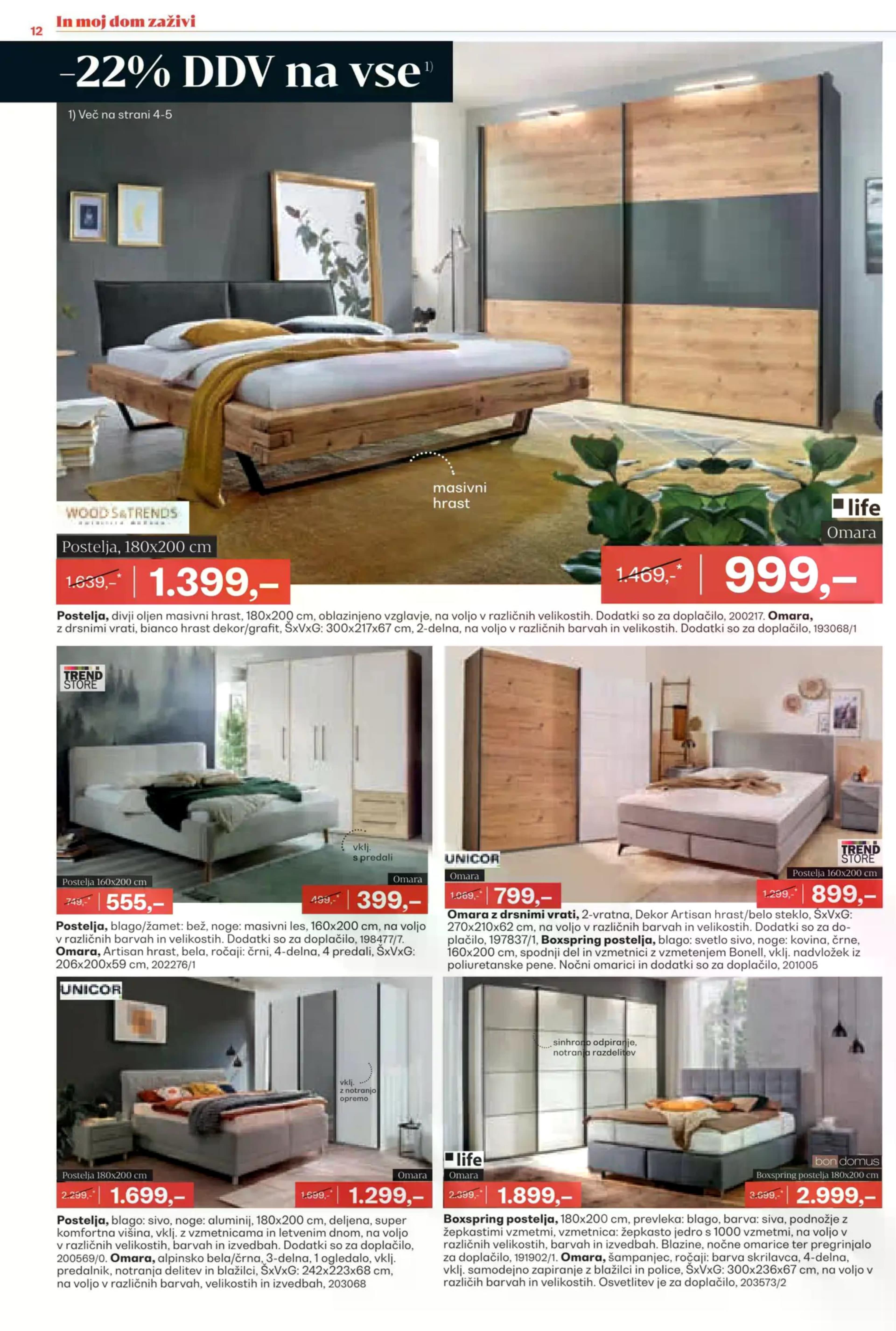 Page from catalog: -22% DDV 