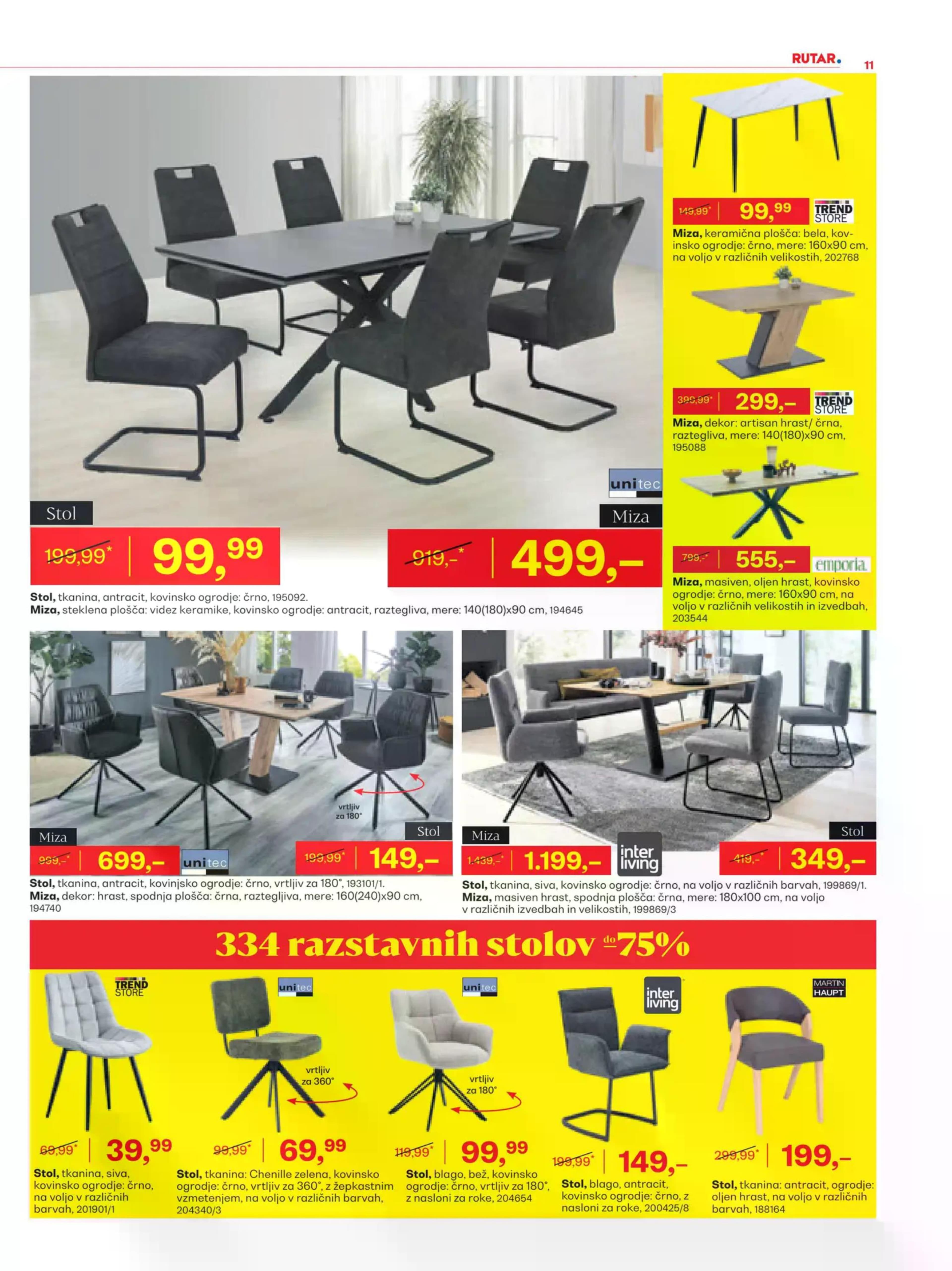 Page from catalog: Odprodaja