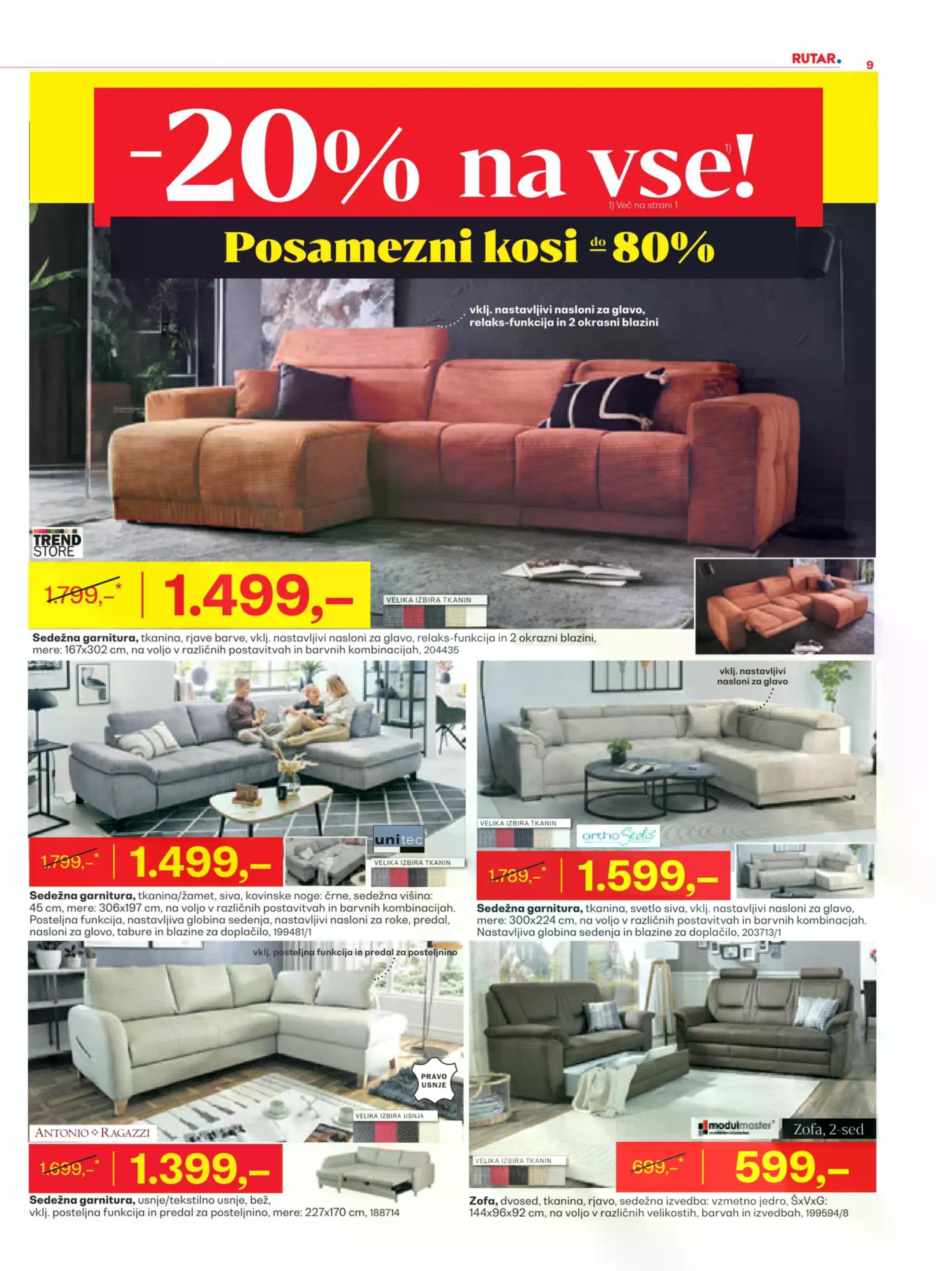 Page from catalog: Odprodaja