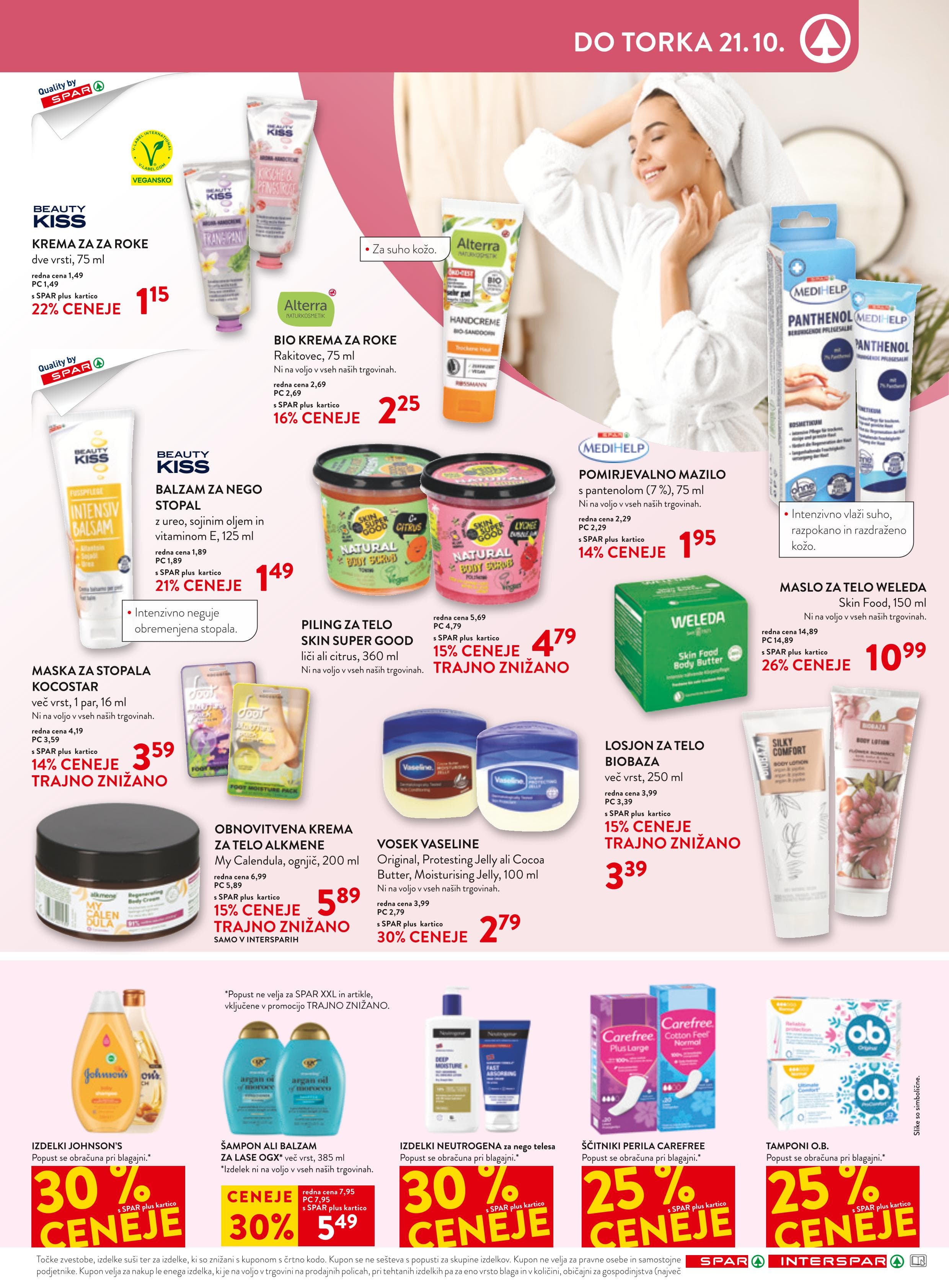 Page from catalog: Osebna nega