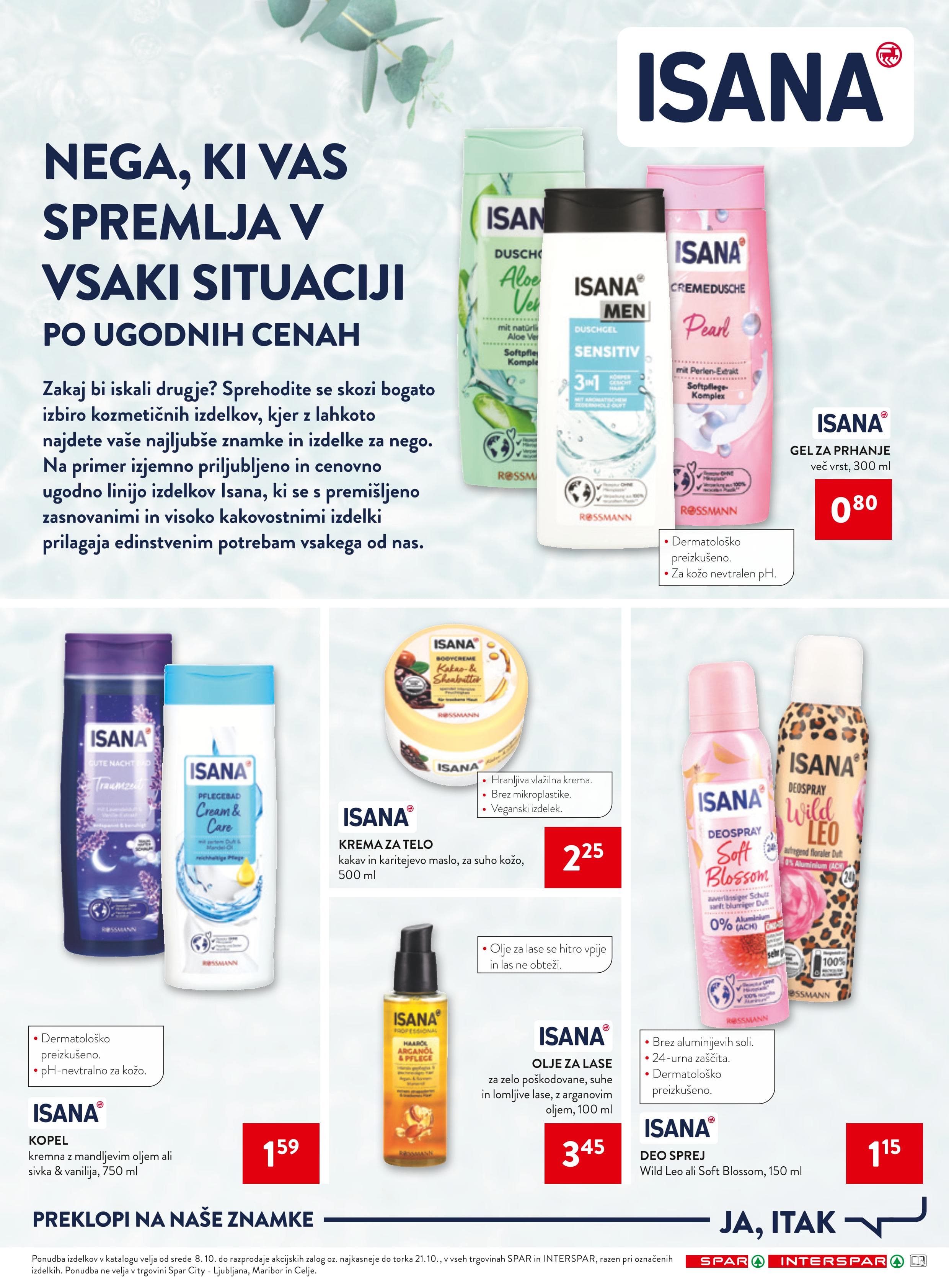 Page from catalog: Osebna nega