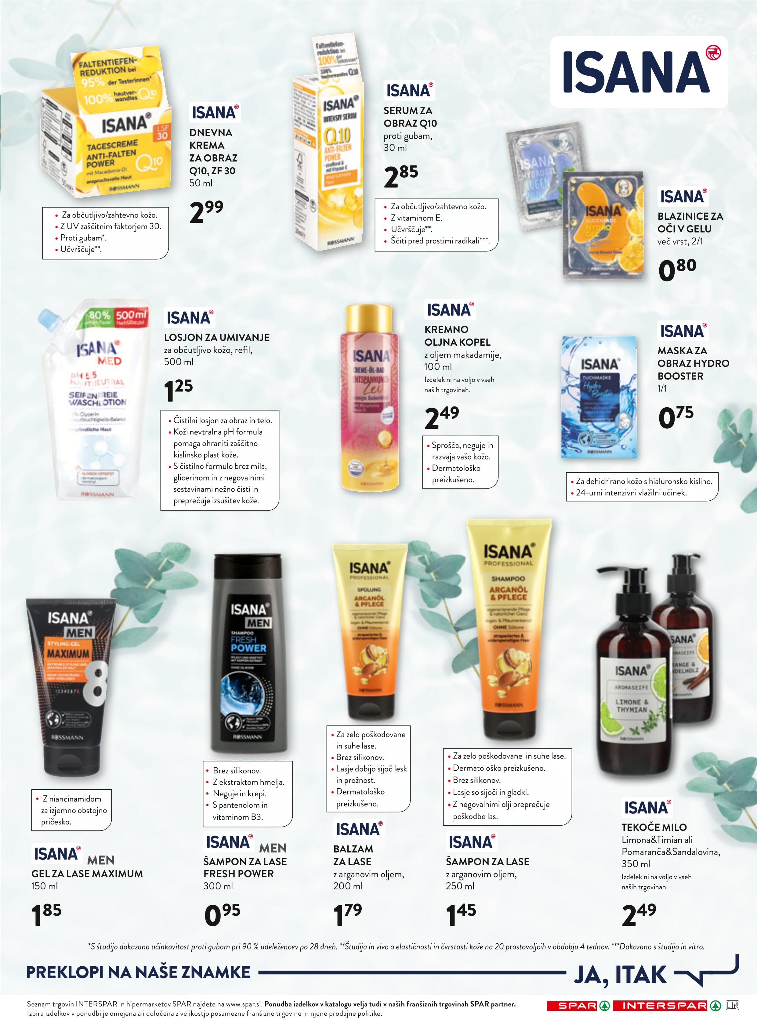 Page from catalog: Osebna nega