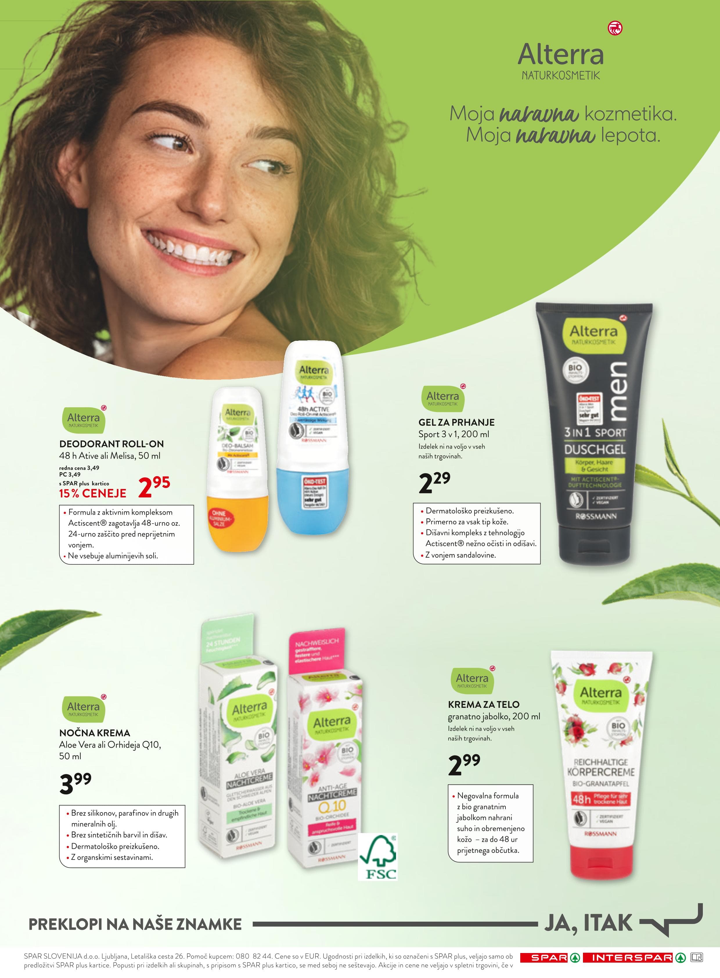 Page from catalog: Osebna nega