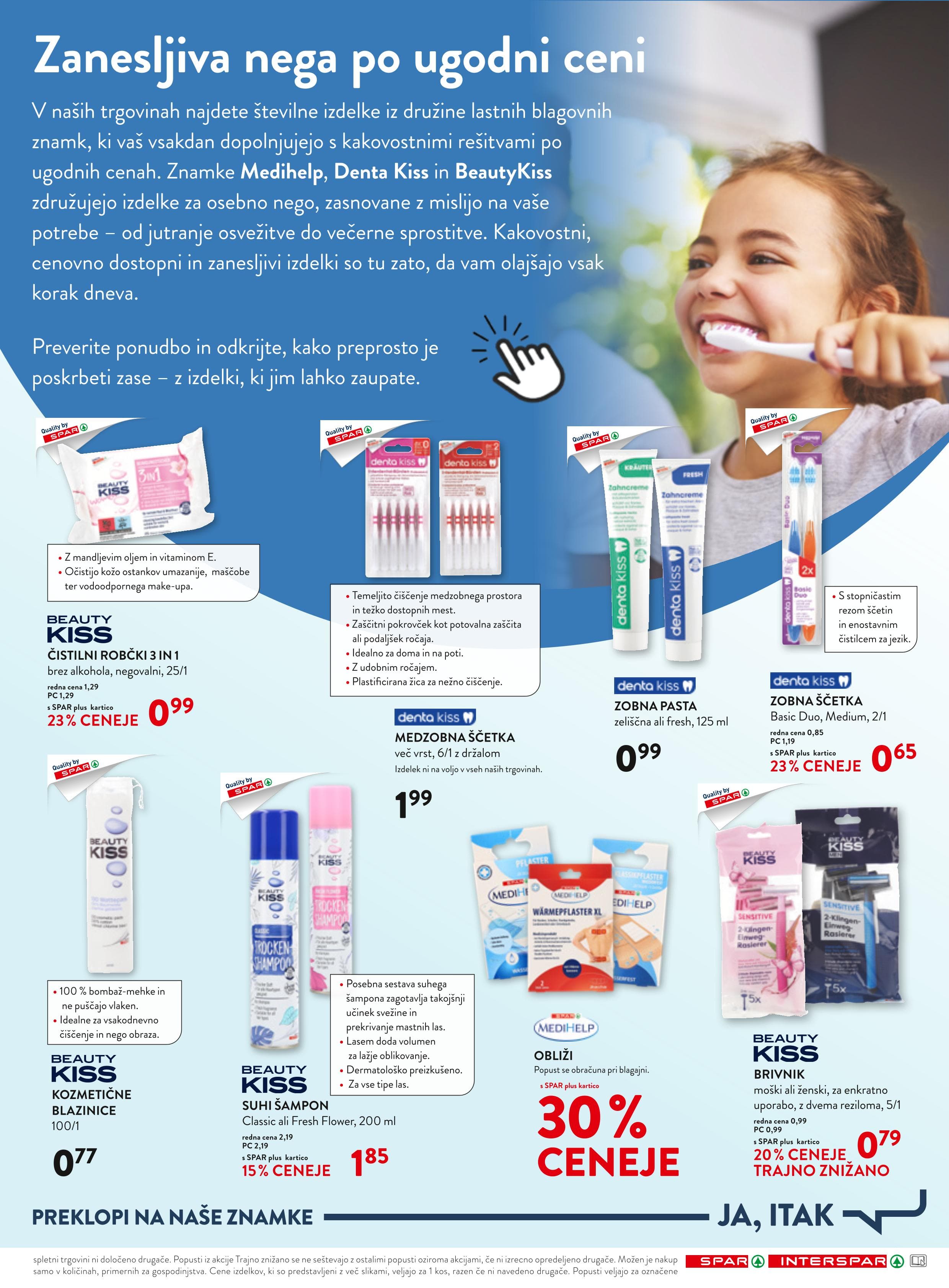 Page from catalog: Osebna nega