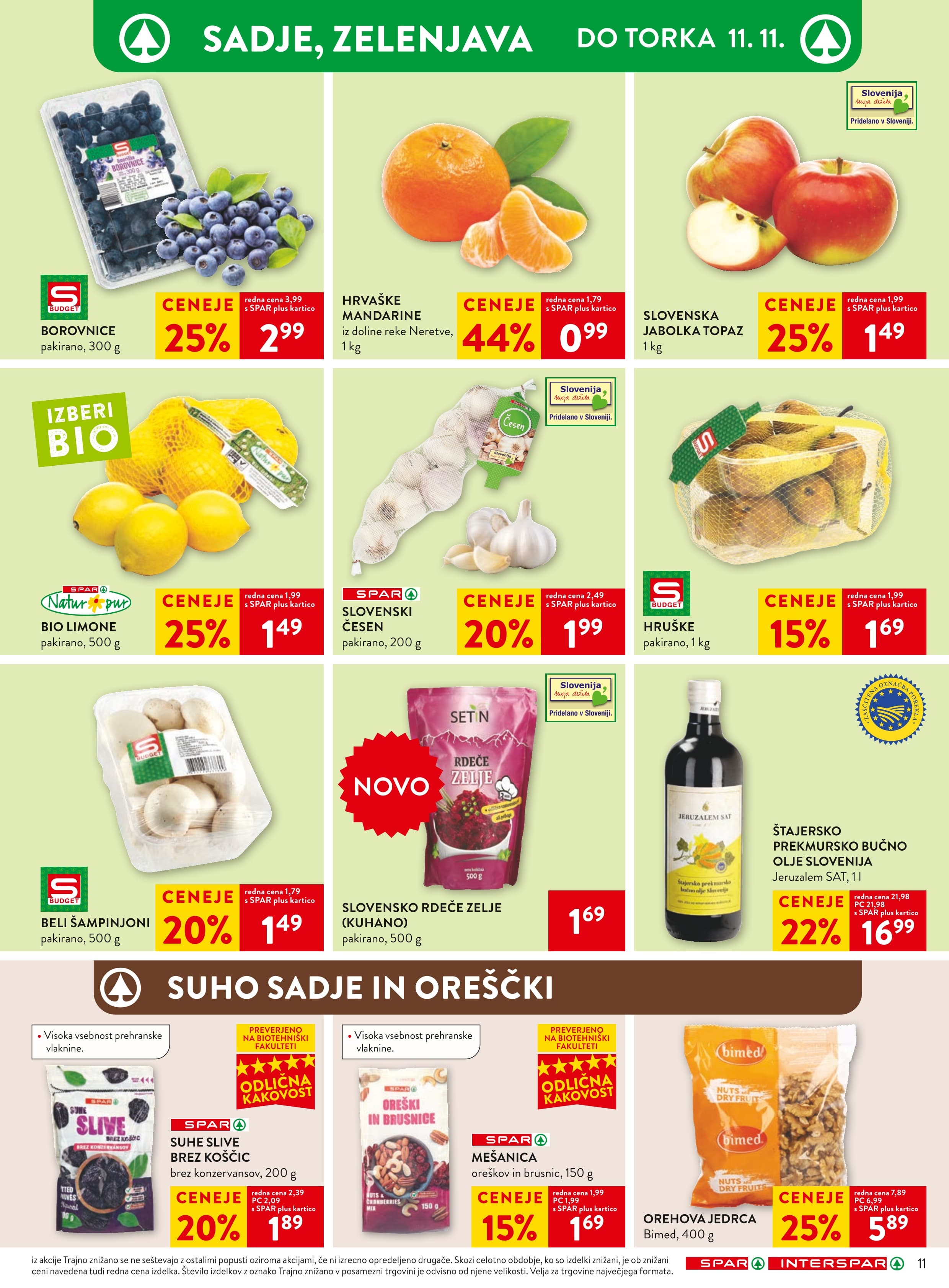 Stran 11. Spar kataloga - Akcije od 05.11. do 11.11.2025.