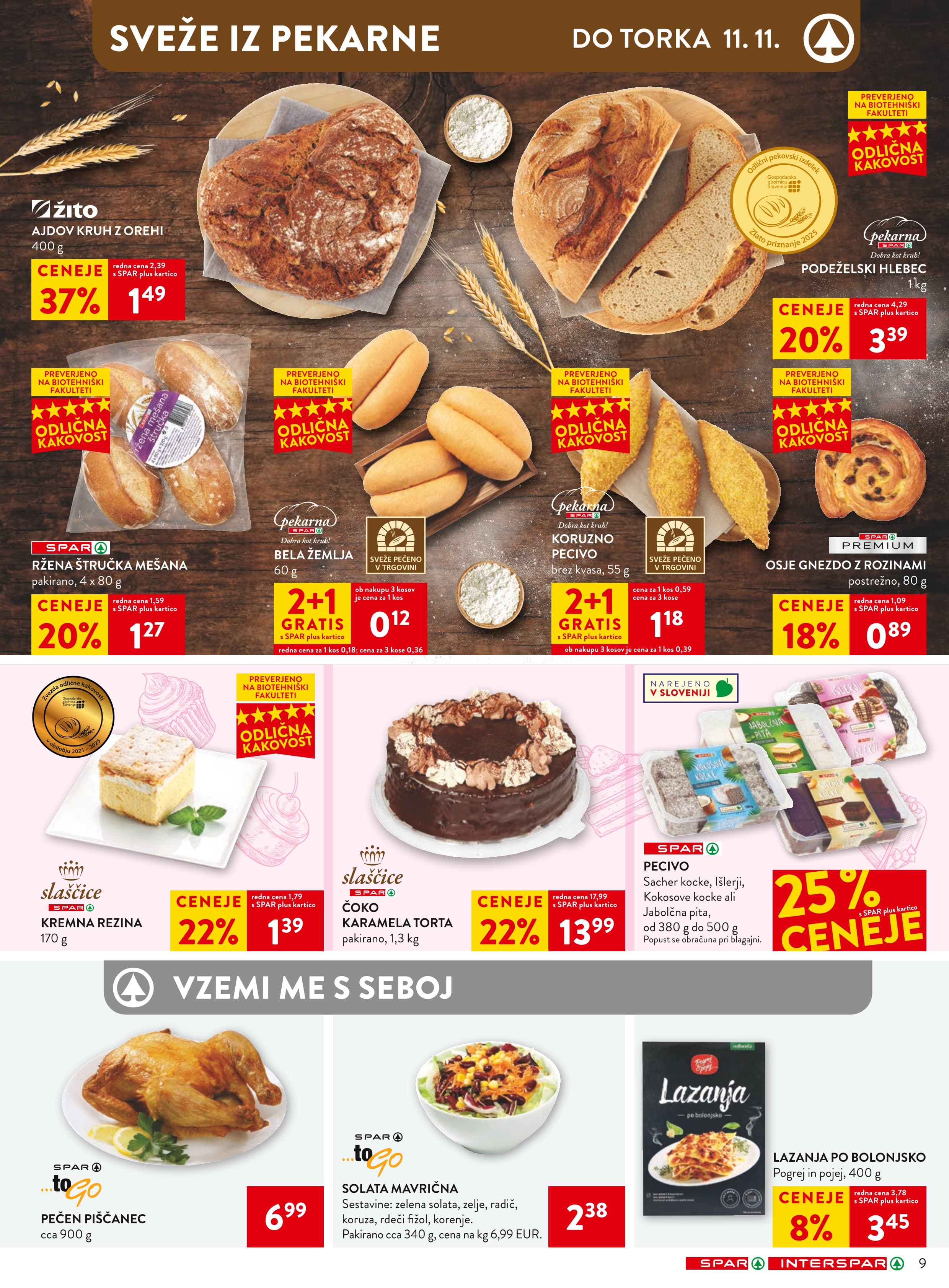Stran 9. Spar kataloga - Akcije od 05.11. do 11.11.2025.