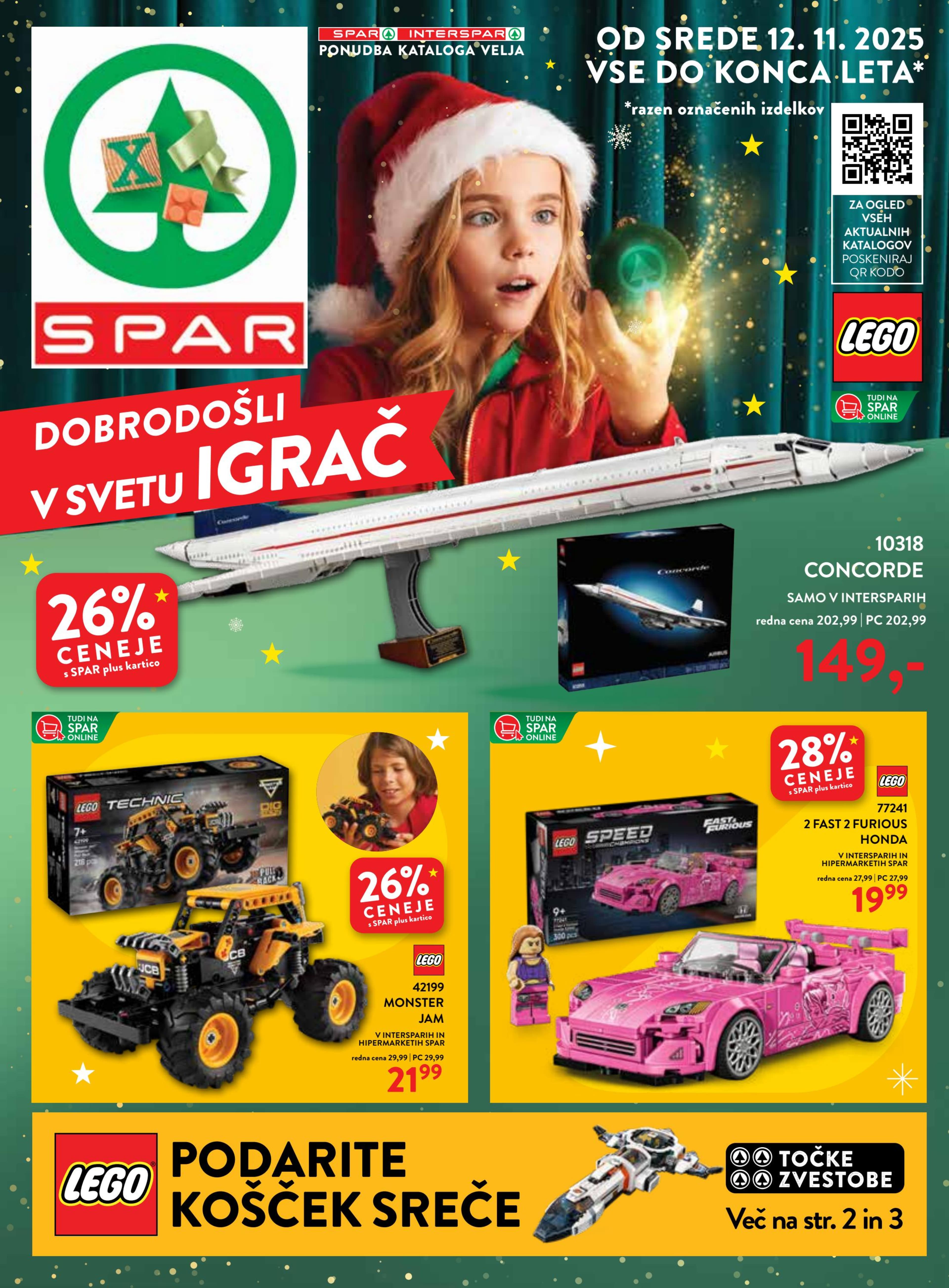 Stran 1. Spar kataloga - Akcije od 12.11. do 31.12.2025.
