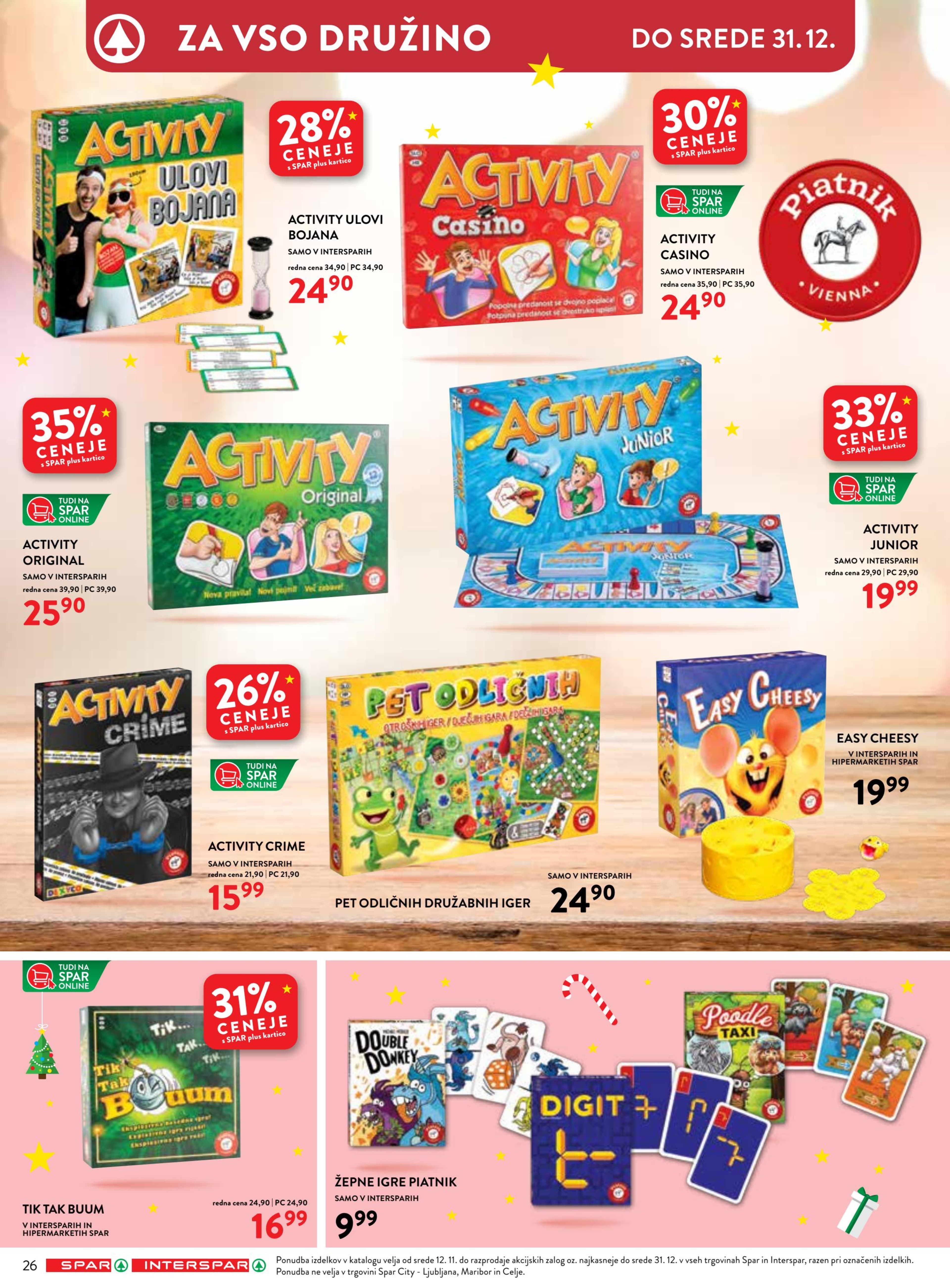 Stran 26. Spar kataloga - Akcije od 12.11. do 31.12.2025.