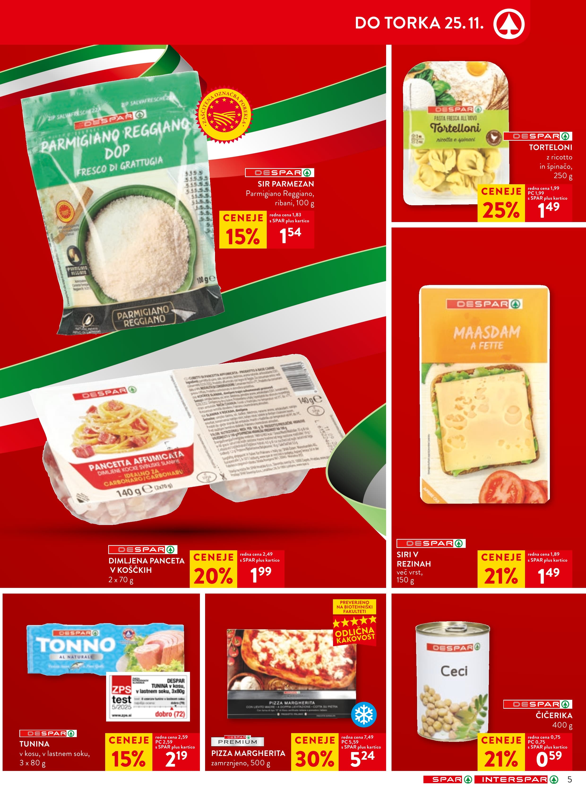 Stran 5. Spar kataloga - Akcije od 19.11. do 25.11.2025.