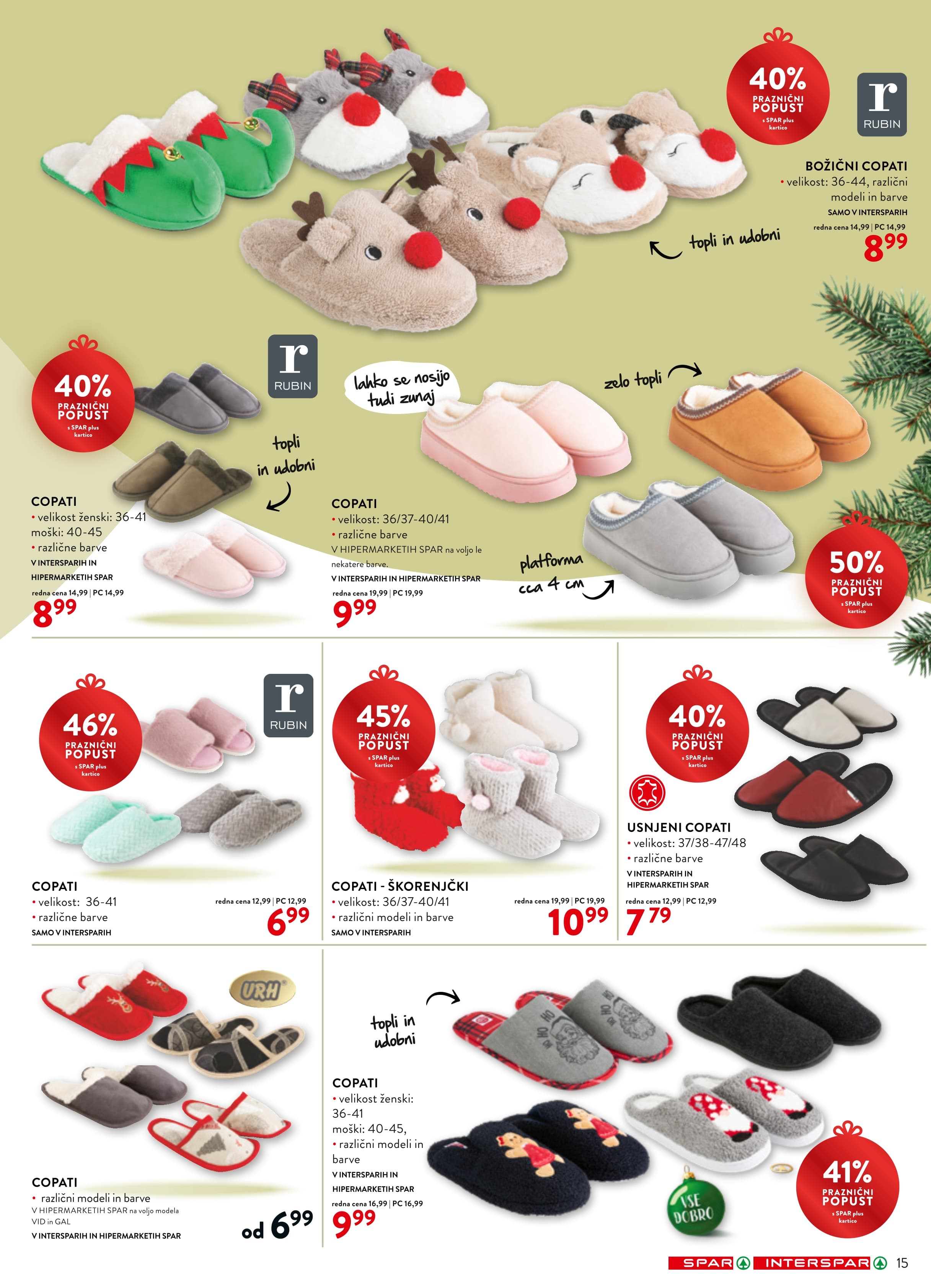Stran 15. Spar kataloga - Akcije od 26.11. do 31.12.2025.