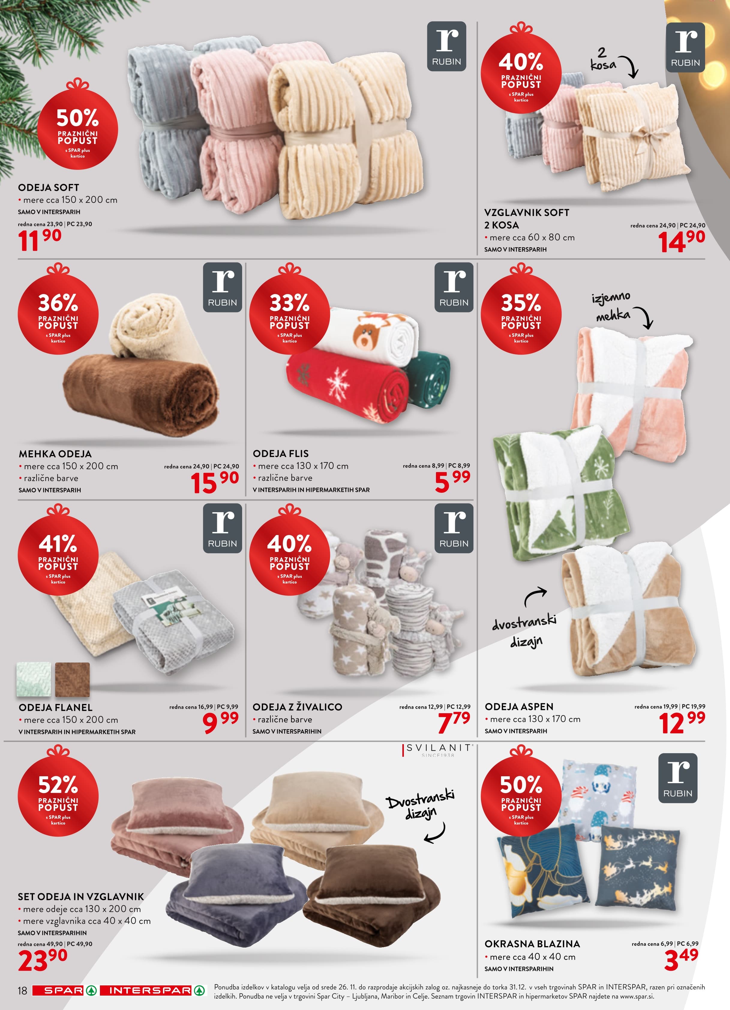Stran 18. Spar kataloga - Akcije od 26.11. do 31.12.2025.