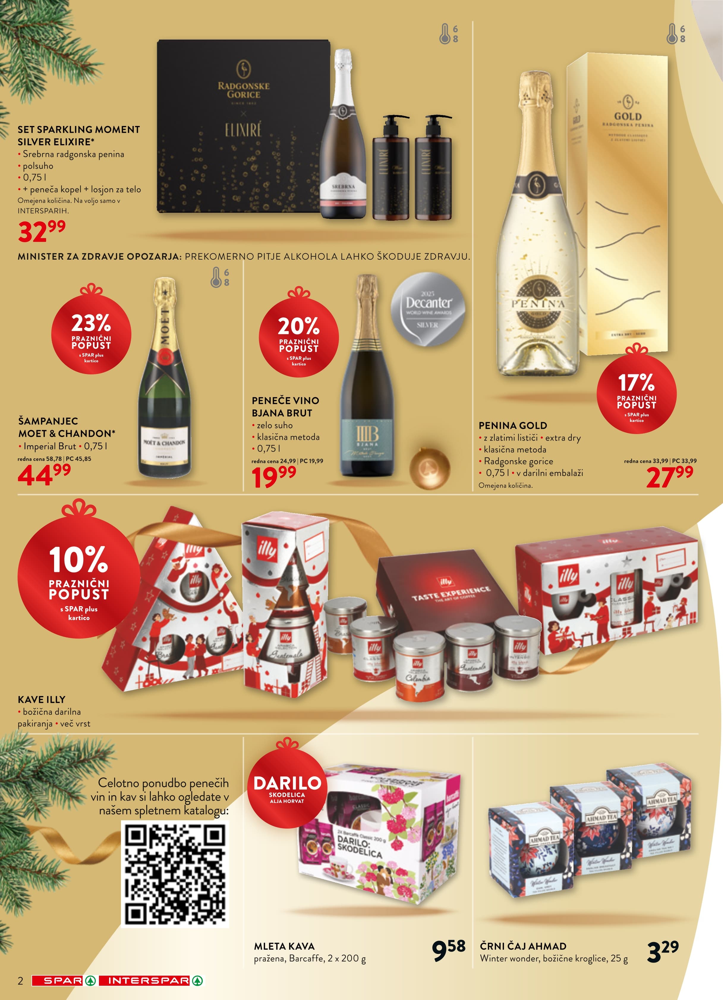 Page from catalog: Darila z navdihom praznikov