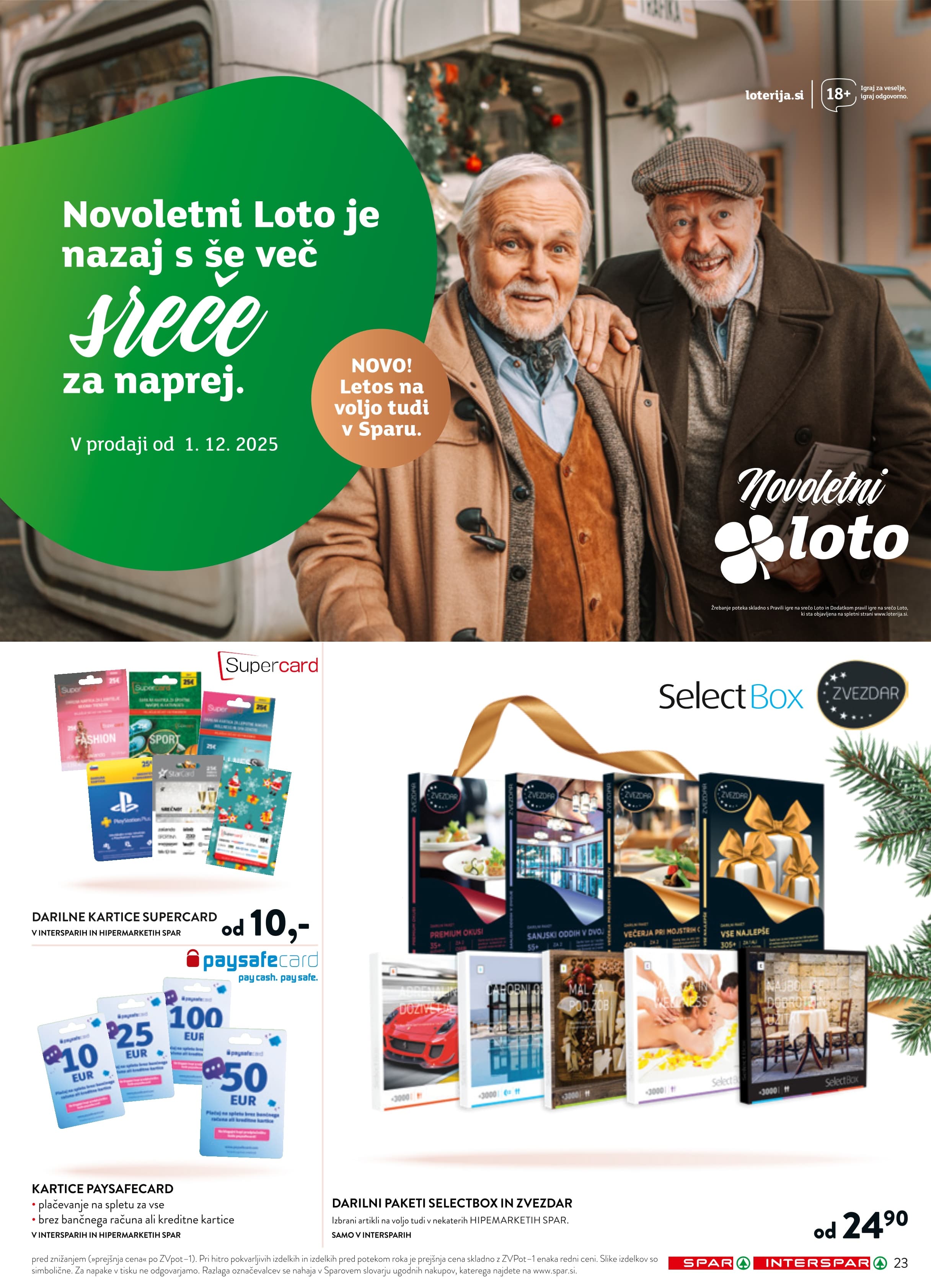 Stran 23. Spar kataloga - Akcije od 26.11. do 31.12.2025.