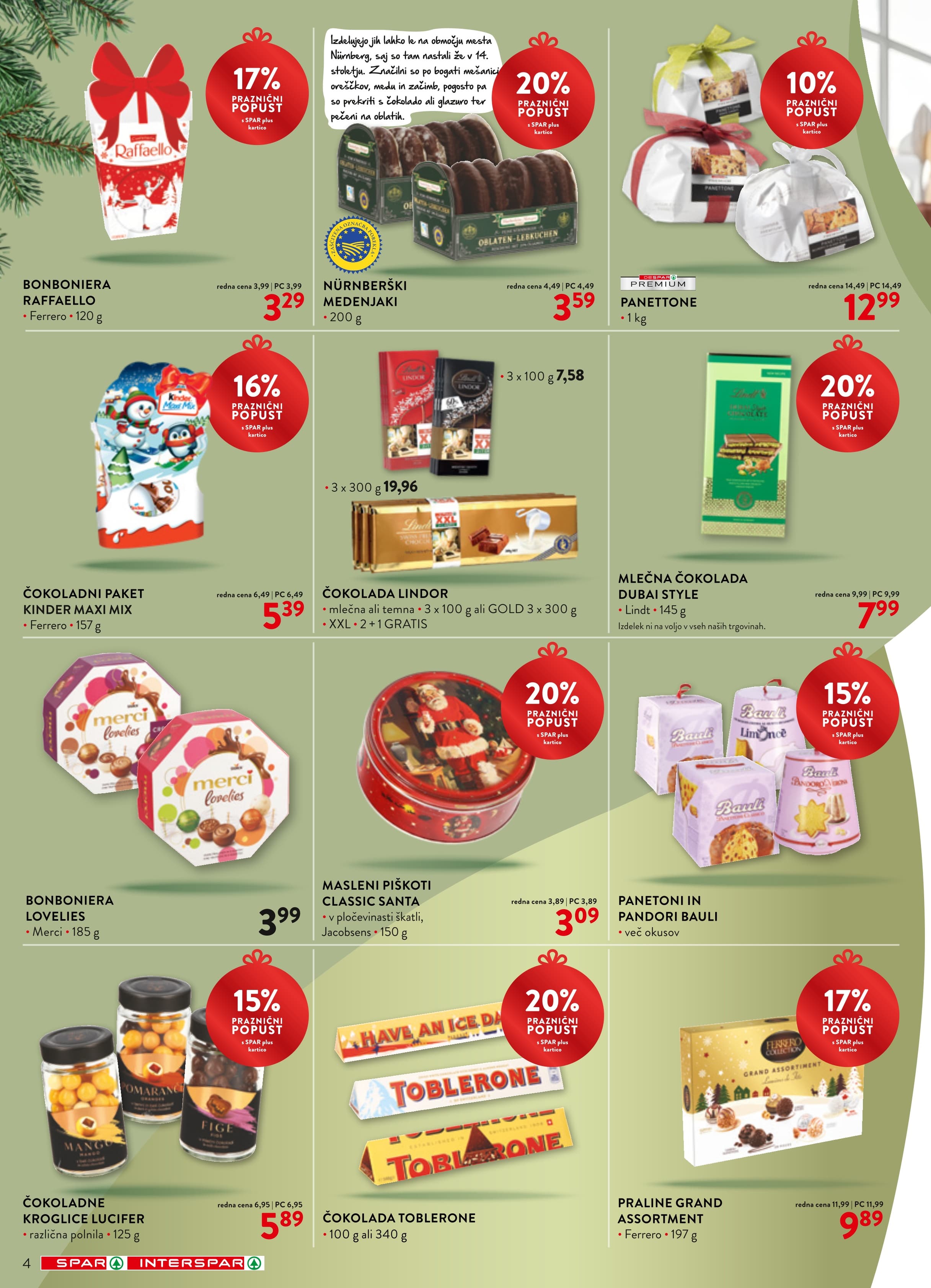 Page from catalog: Darila z navdihom praznikov