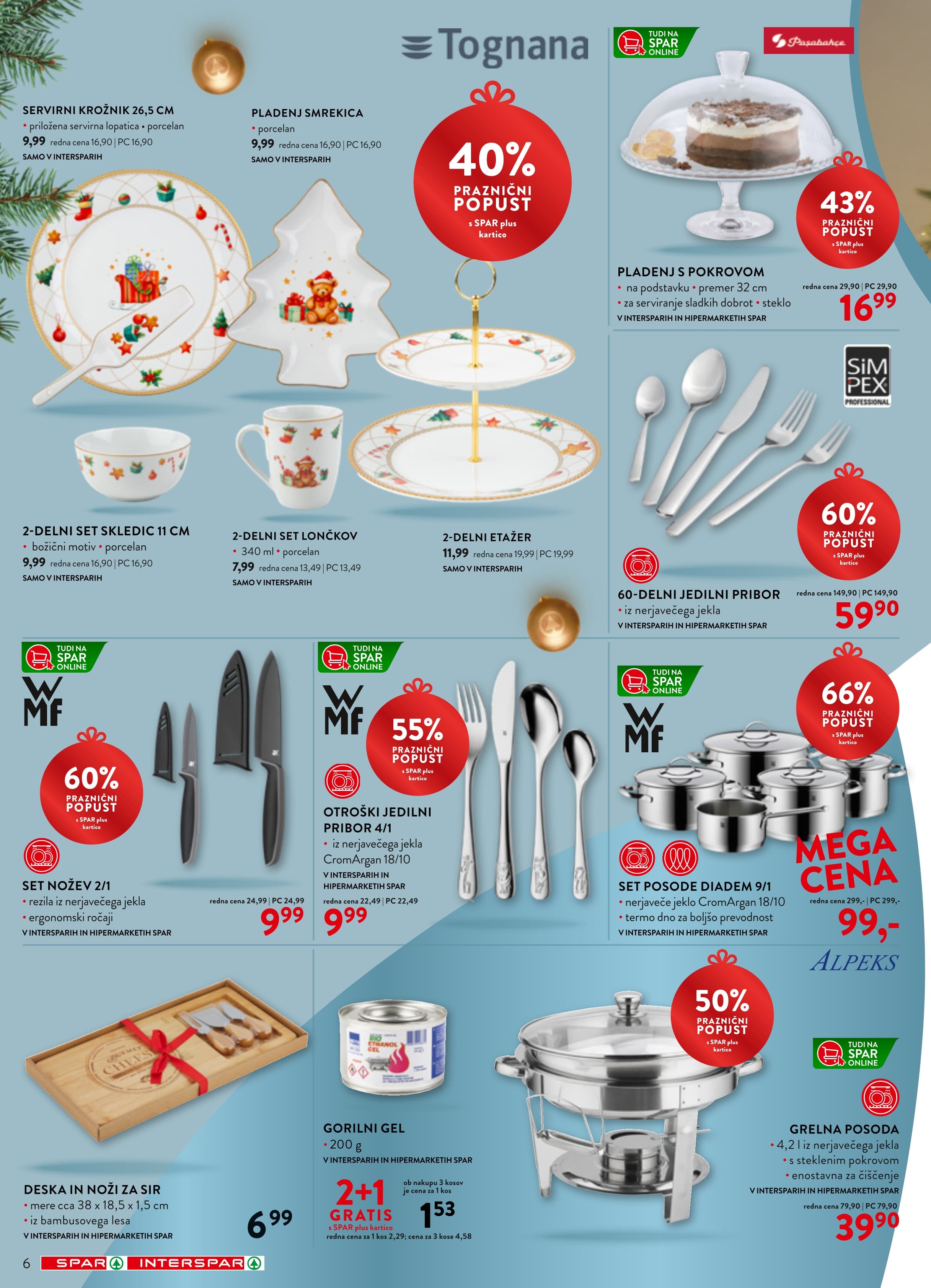 Page from catalog: Darila z navdihom praznikov