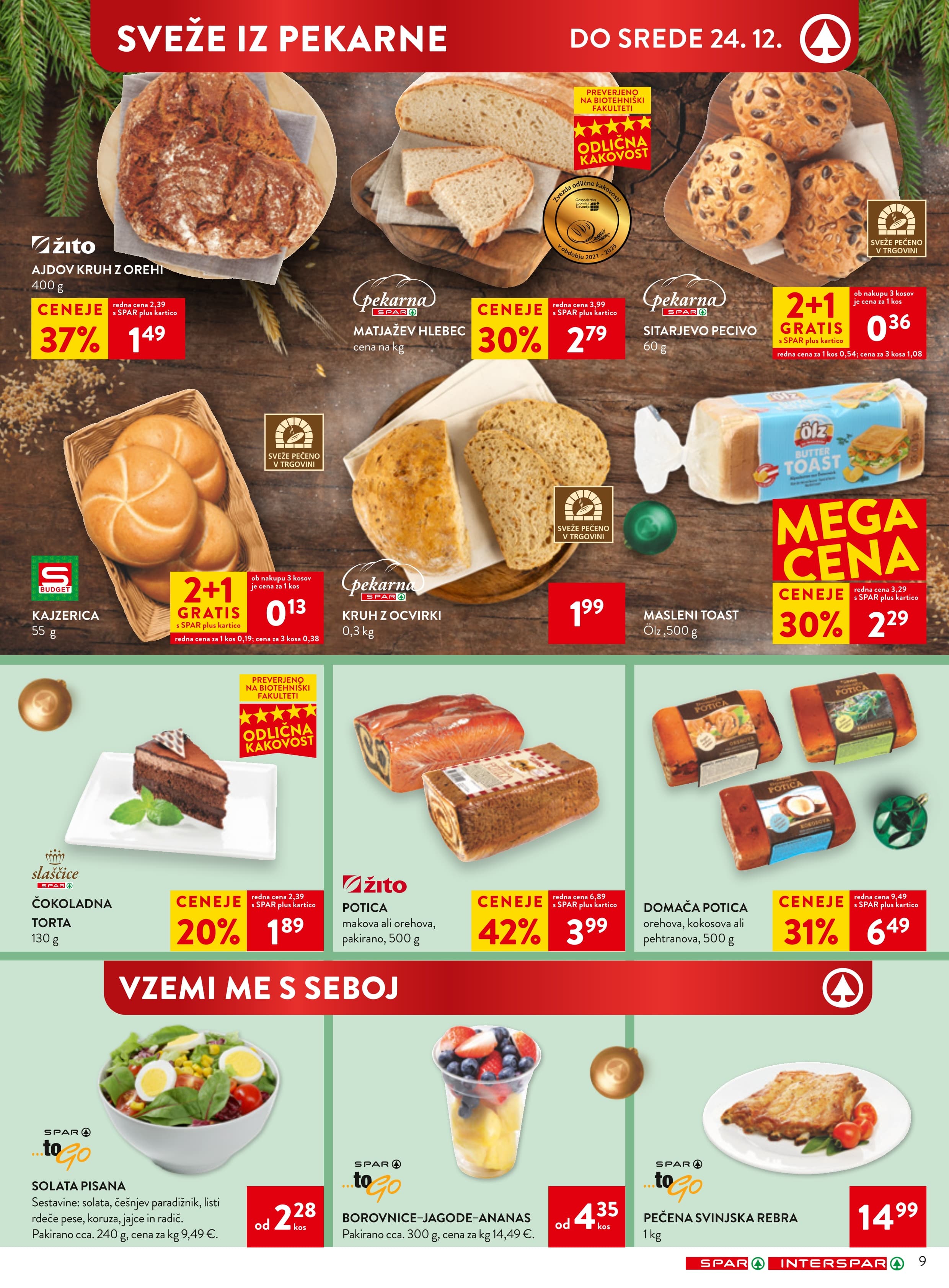 Stran 11. Spar kataloga - Akcije od 17.12. do 24.12.2025.