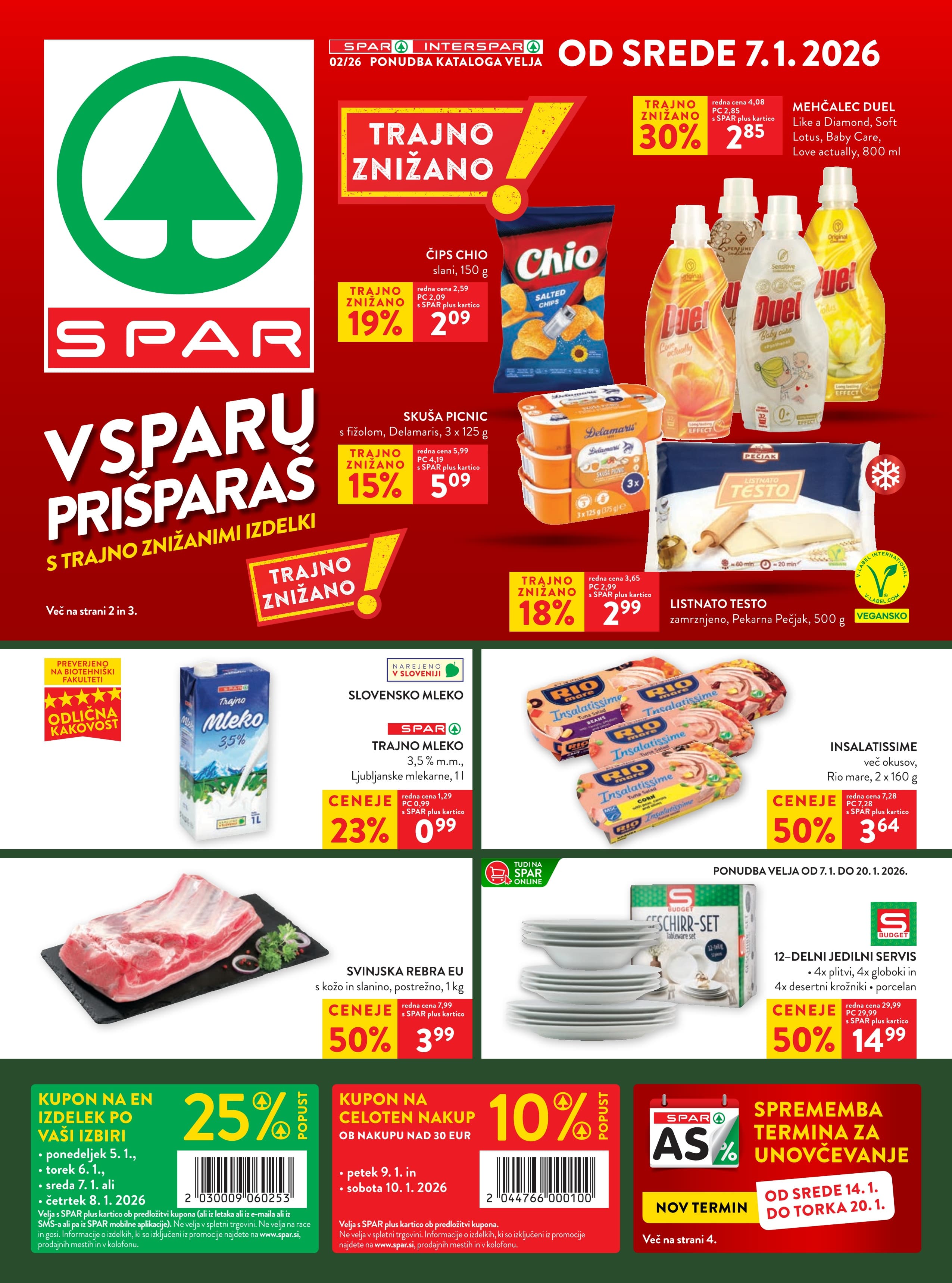 Stran 1. Spar kataloga - od 07.01. do 13.01.2026.