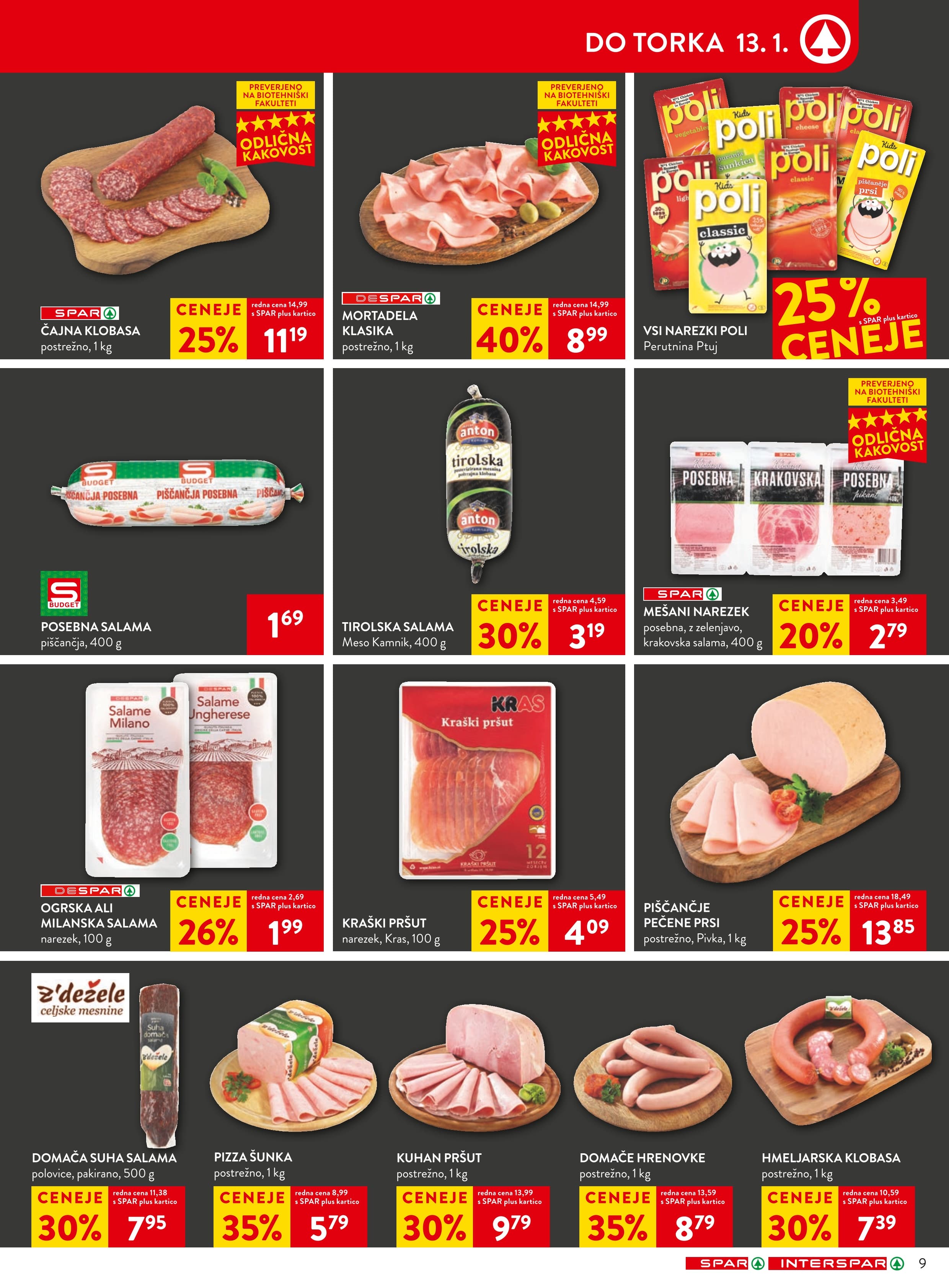 Stran 9. Spar kataloga - od 07.01. do 13.01.2026.