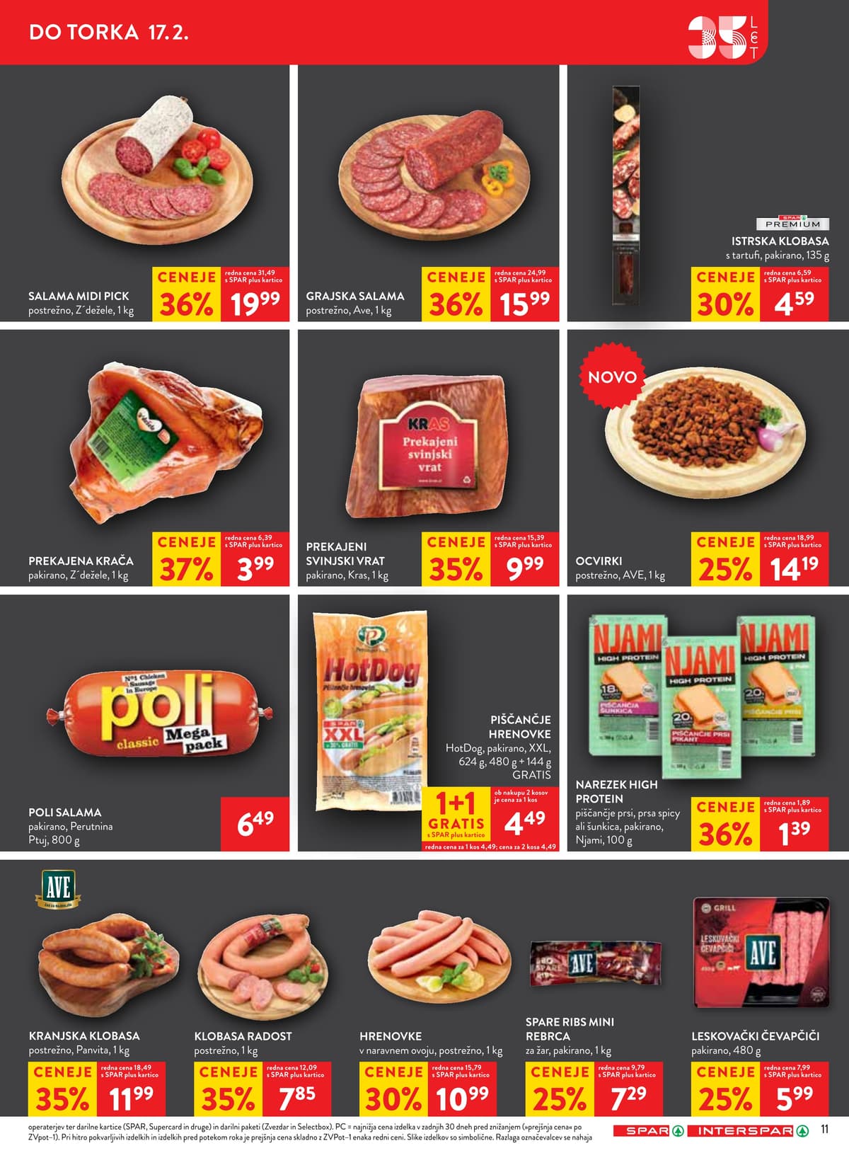 Stran 13. Spar kataloga - Tedenska Ponudba od 14.02.2026.