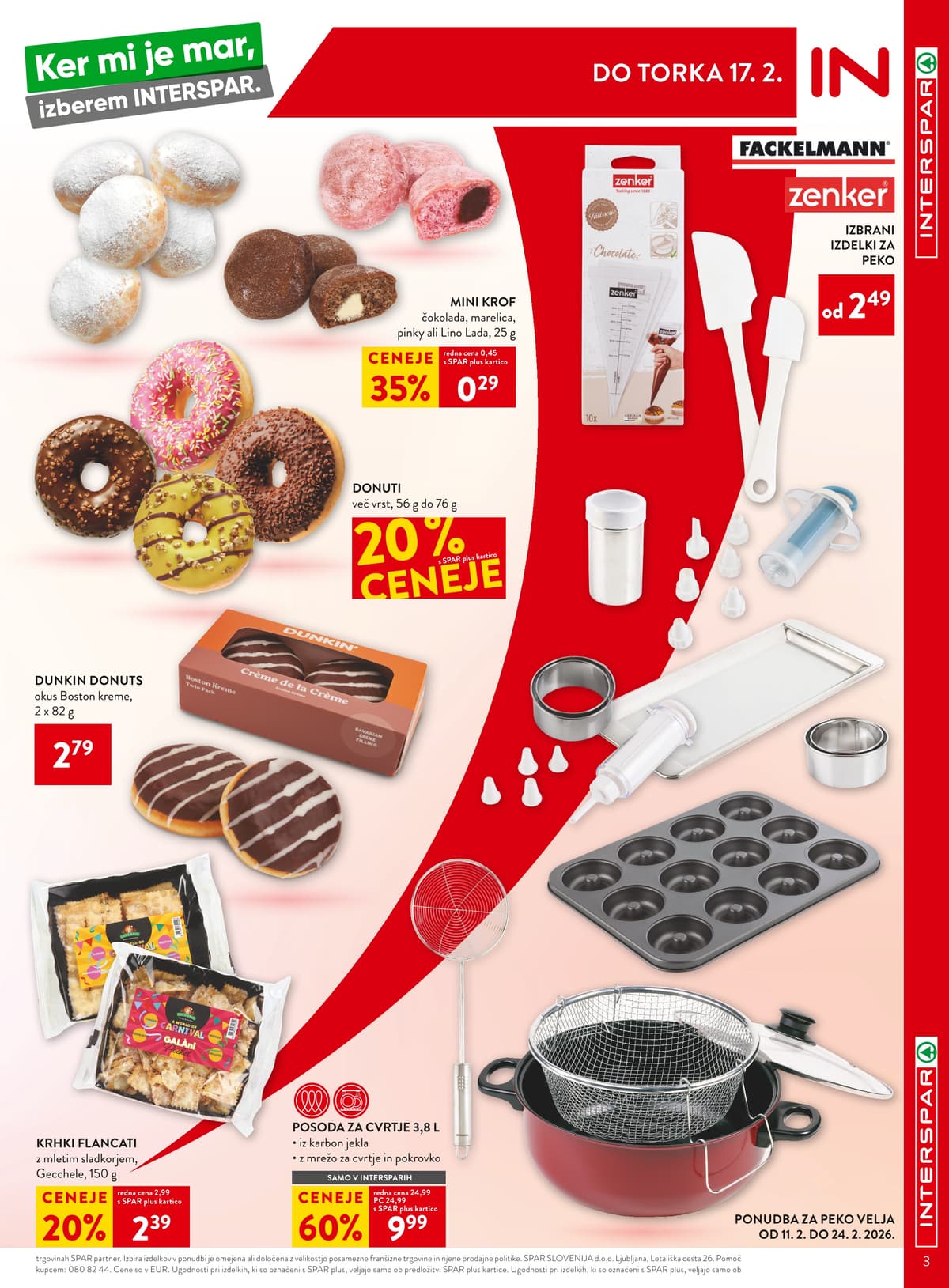 Stran 3. Spar kataloga - Interspar Vse Za Pust od 14.02.2026.