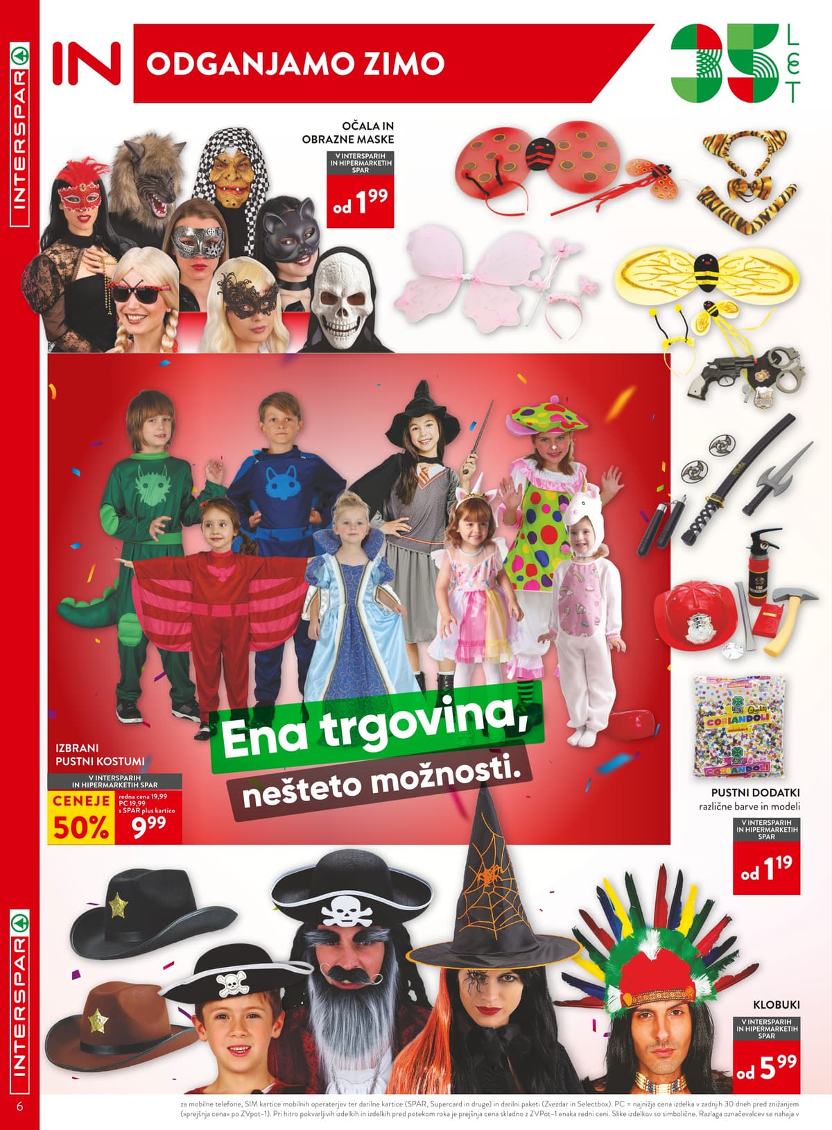 Stran 6. Spar kataloga - Interspar Vse Za Pust od 14.02.2026.