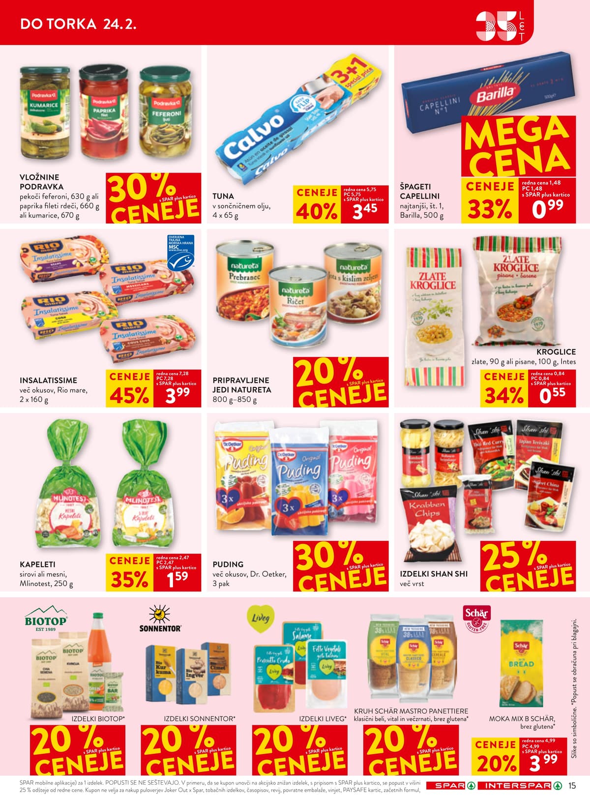 Stran 19. Spar kataloga - Akcijska Ponudba od 15.02.2026.