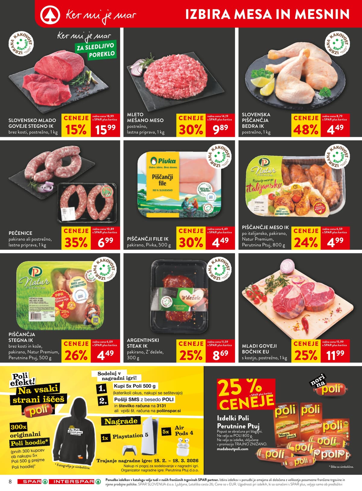 Stran 8. Spar kataloga - Akcijska Ponudba od 15.02.2026.