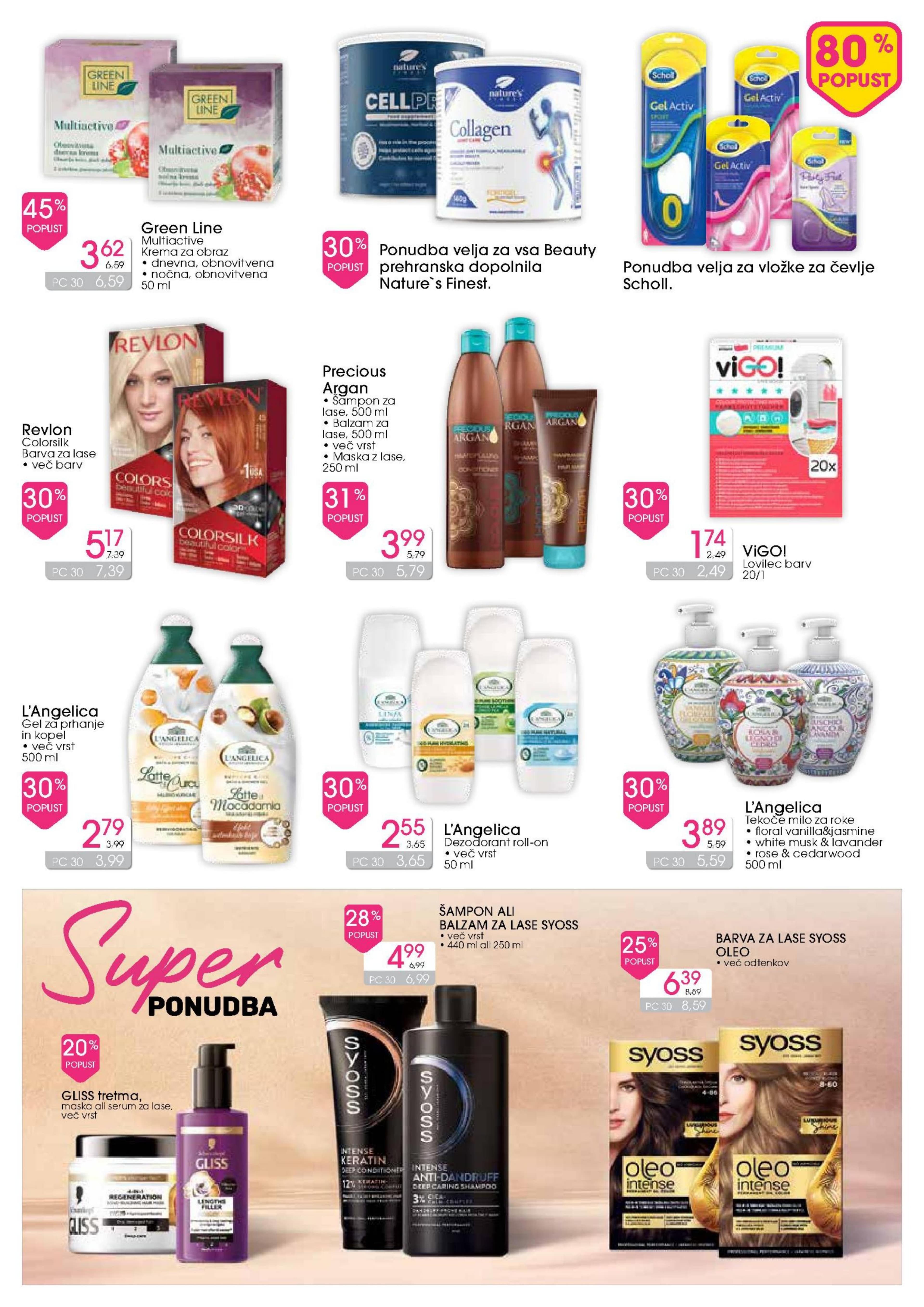 Page from catalog: Drogerija